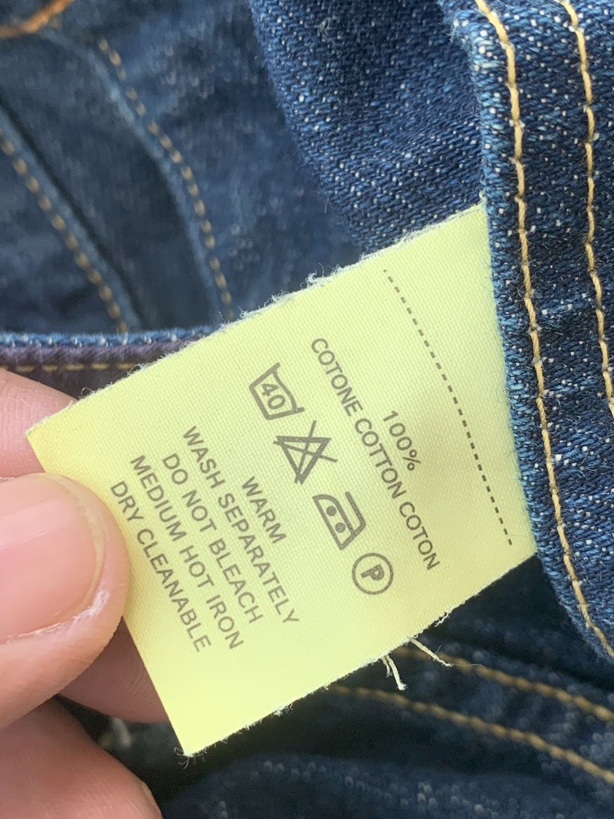 Kapital KAPITAL Indigo Denim Patchwork Kountry Cinch Back Pants Size US 30 / EU 46 - 8 Thumbnail