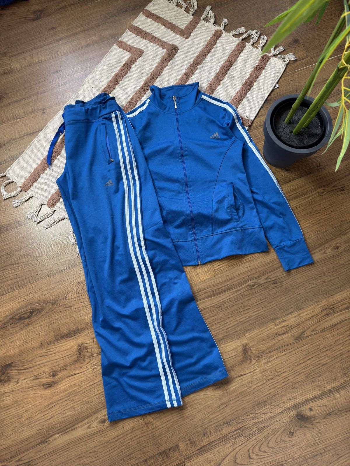 Adidas VINTAGE ADIDAS CLIMALITE 2000s TRACKSUIT WITH WHITE STRIPES Size L / US 10 / IT 46 - 6 Thumbnail