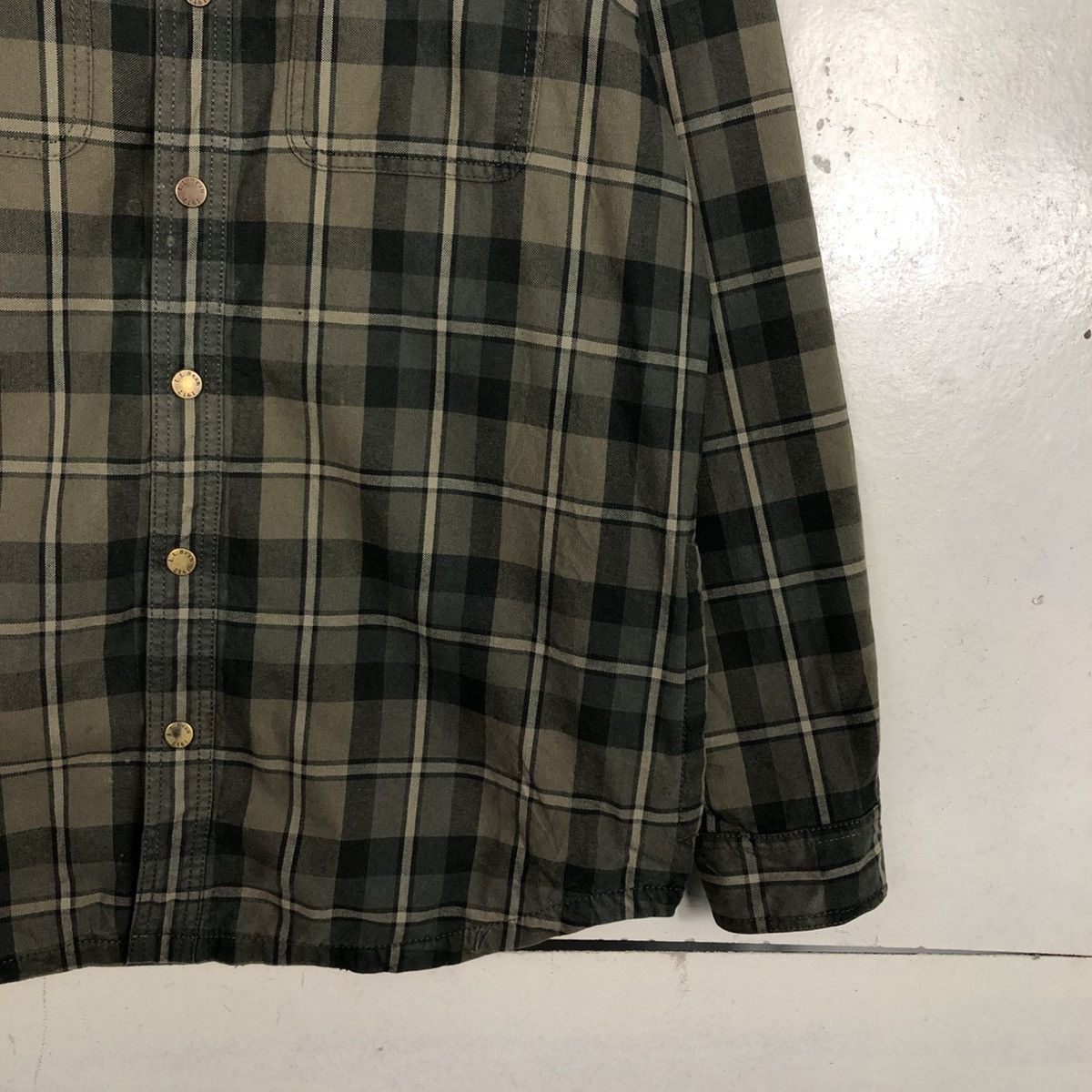 Japanese Brand Vintage Chore Jacket Plaid Blanket Katahdin Iron Work Tartan Size US M / EU 48-50 / 2 - 7 Thumbnail