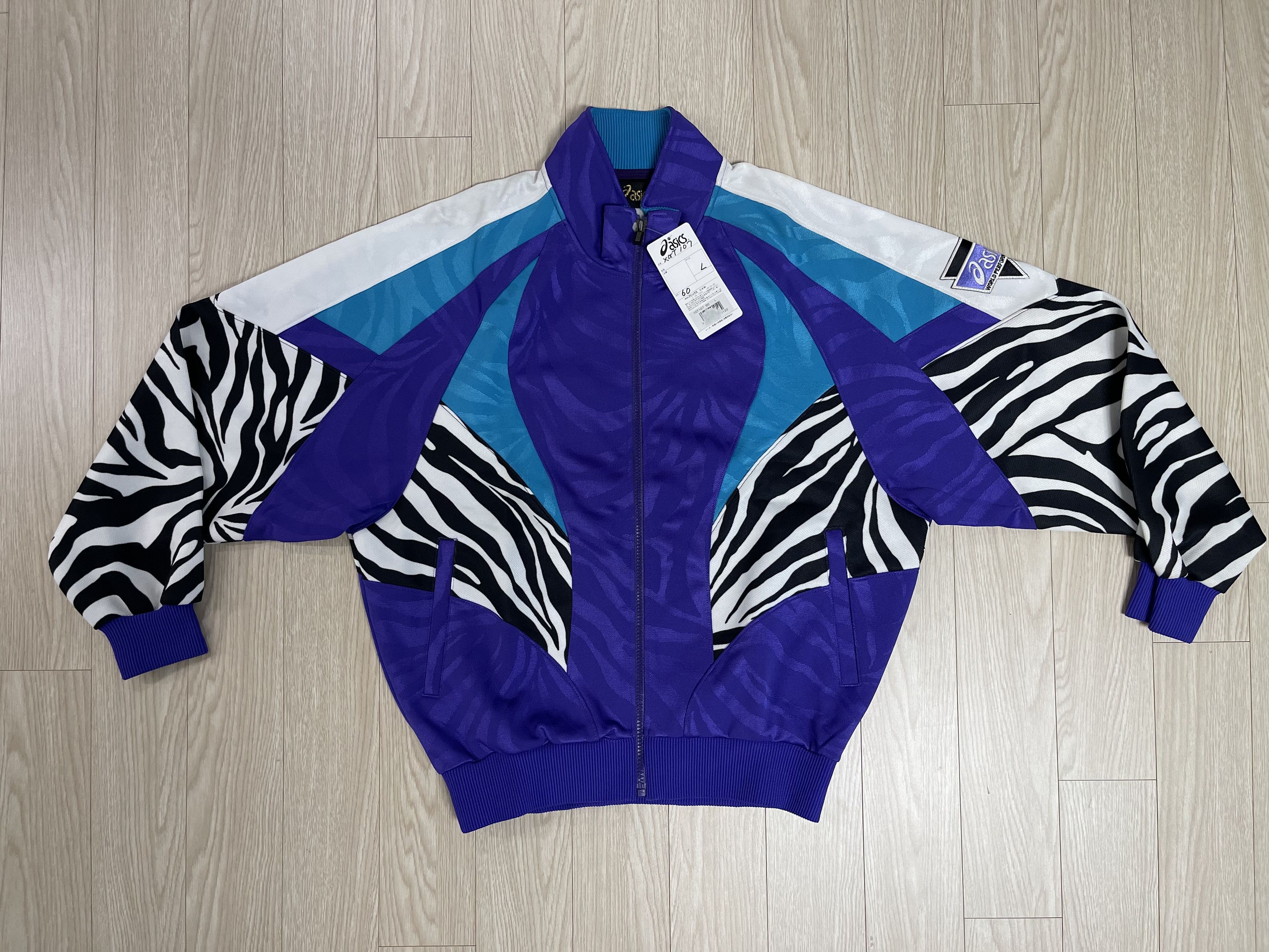Asics ASICS ZEBRA Old Japan Edition 90’s Vintage Track Top Set Size US L / EU 52-54 / 3 - 2 Thumbnail