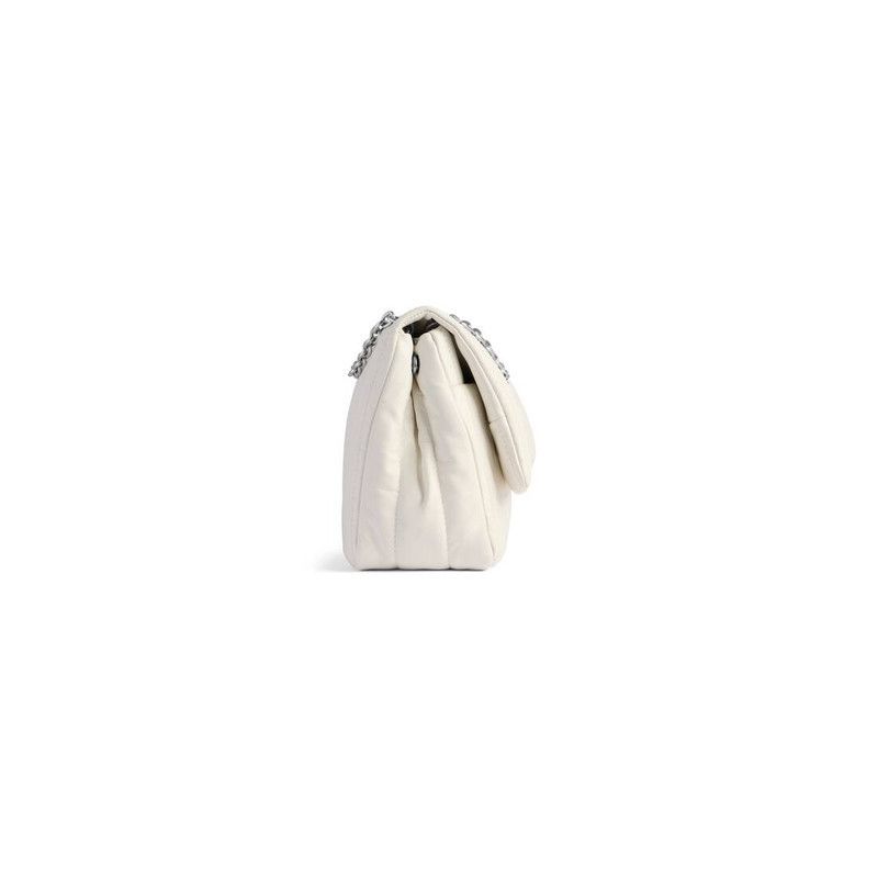Balenciaga o1srvl11e0526 Size: OS / Monaco Mini Bag in White Size ONE SIZE - 3 Thumbnail