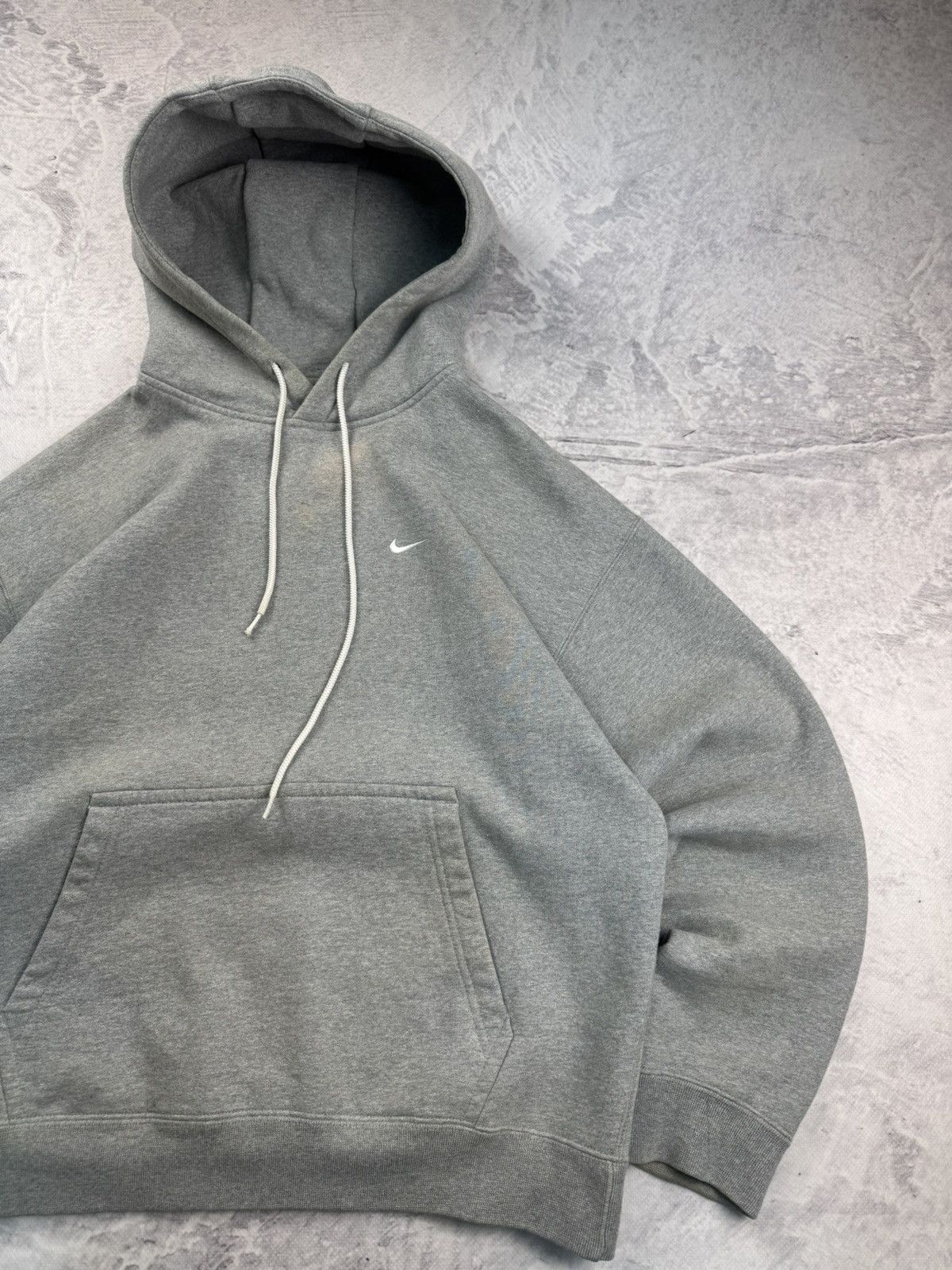 Nike × Vintage NIKE LAB VINTAGE BASIC LOGO OVERSIZE BOXY HOODIE Size US M / EU 48-50 / 2 - 3 Thumbnail