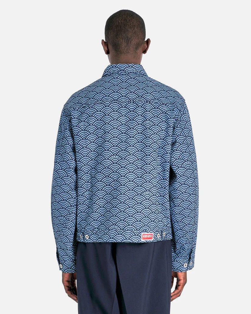 Kenzo o1s1v1r1oon0925 Rinse Denim Jacket in Blue Size US M / EU 48-50 / 2 - 4 Thumbnail