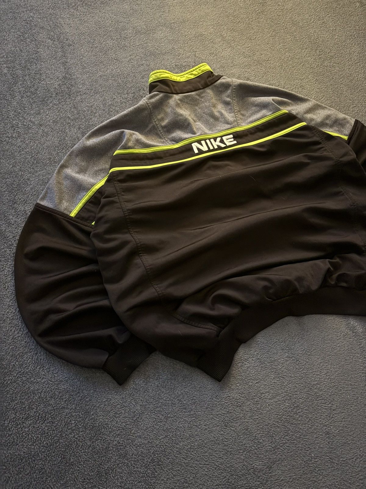 Nike 90s Nike Vintage Track Zip Jacket Double Logo Rare Y2K Size US L / EU 52-54 / 3 - 6 Thumbnail