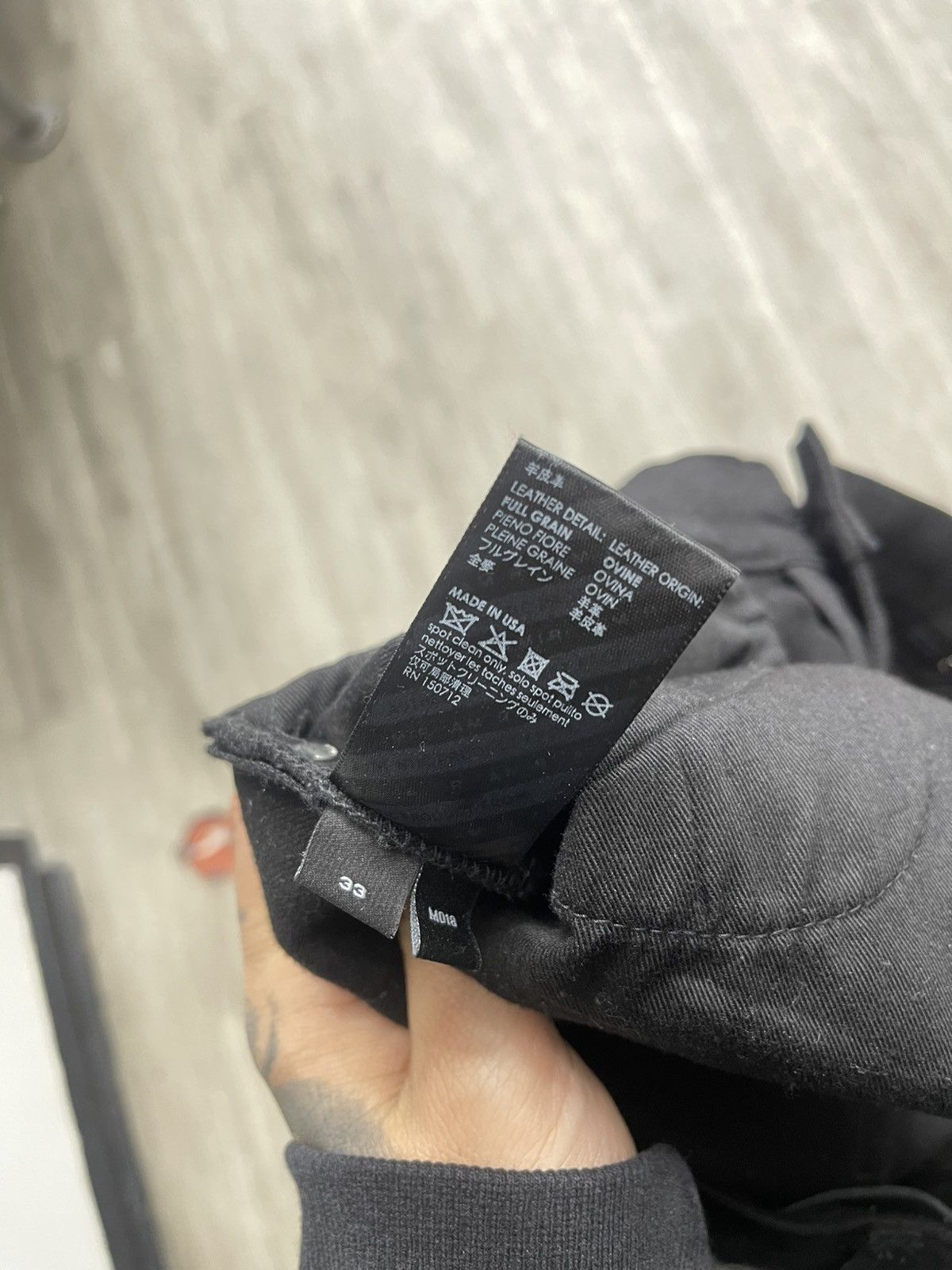 Amiri Amiri Side logo jeans (black) Size US 33 - 9 Thumbnail