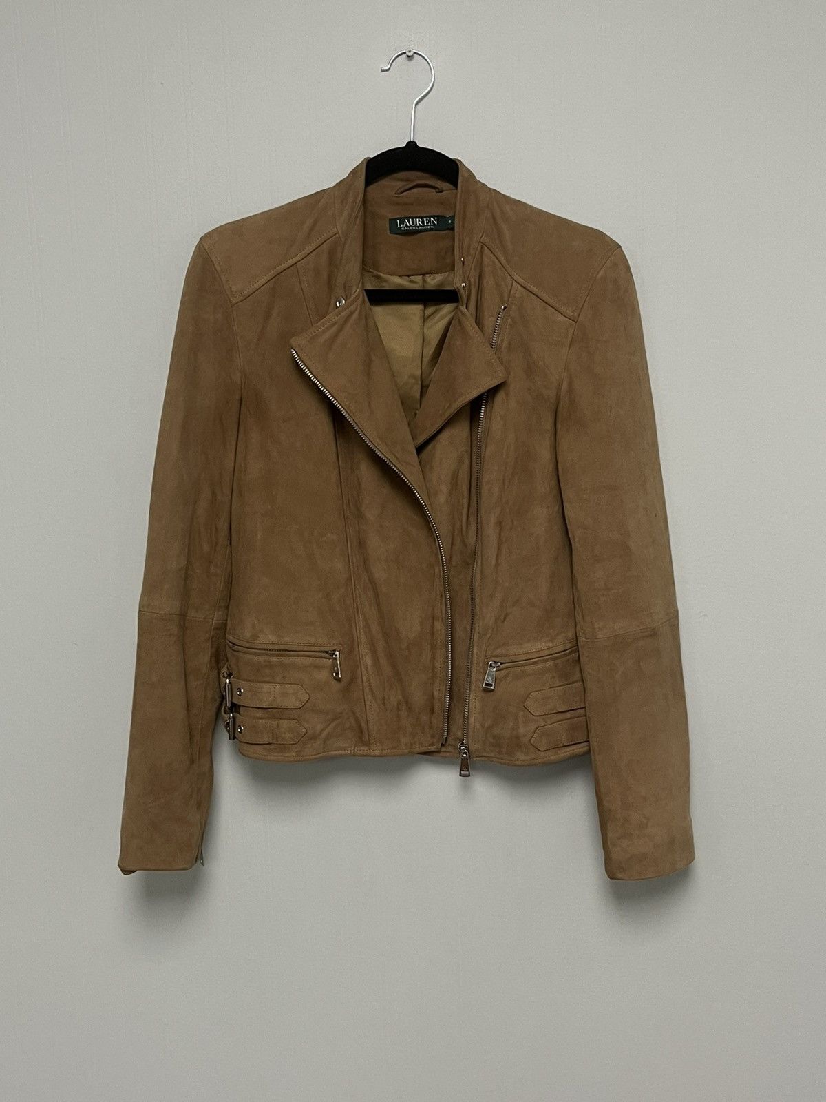 Lauren Ralph Lauren × Ralph Lauren Suede biker jacket. Size medium Size M / US 6-8 / IT 42-44 - 7 Thumbnail