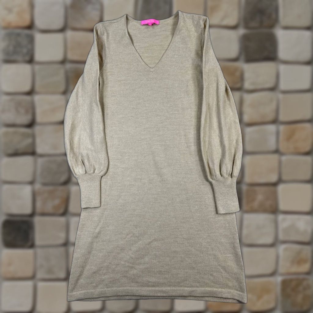 Lilly Pulitzer Lilly Pulitzer Sweater Dress Womens Small Brown Wool Size S / US 4 / IT 40 - 1 Thumbnail
