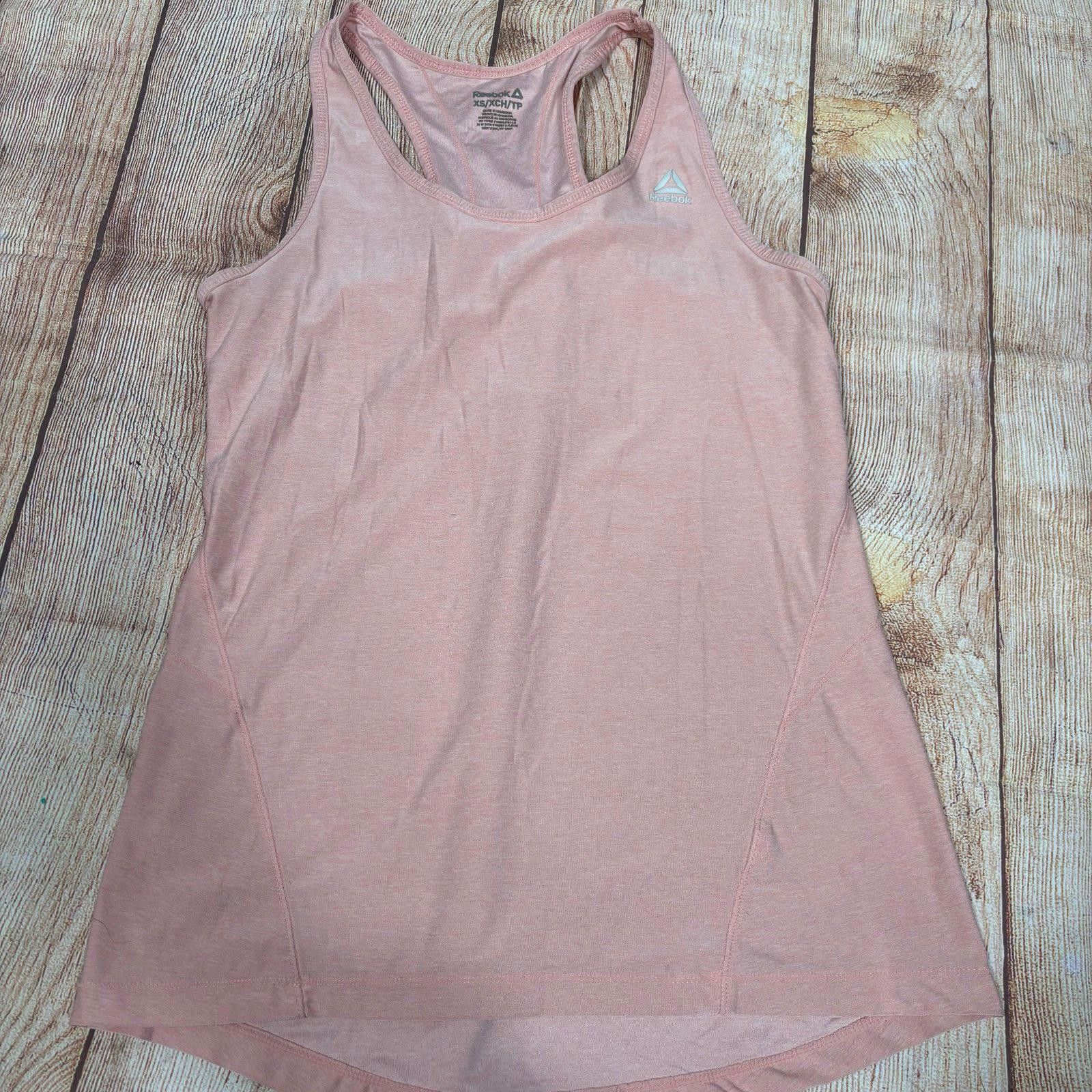 Reebok Reebok Women's Pink Racerback Tank Top XS Size XS / US 0-2 / IT 36-38 - 1 Thumbnail