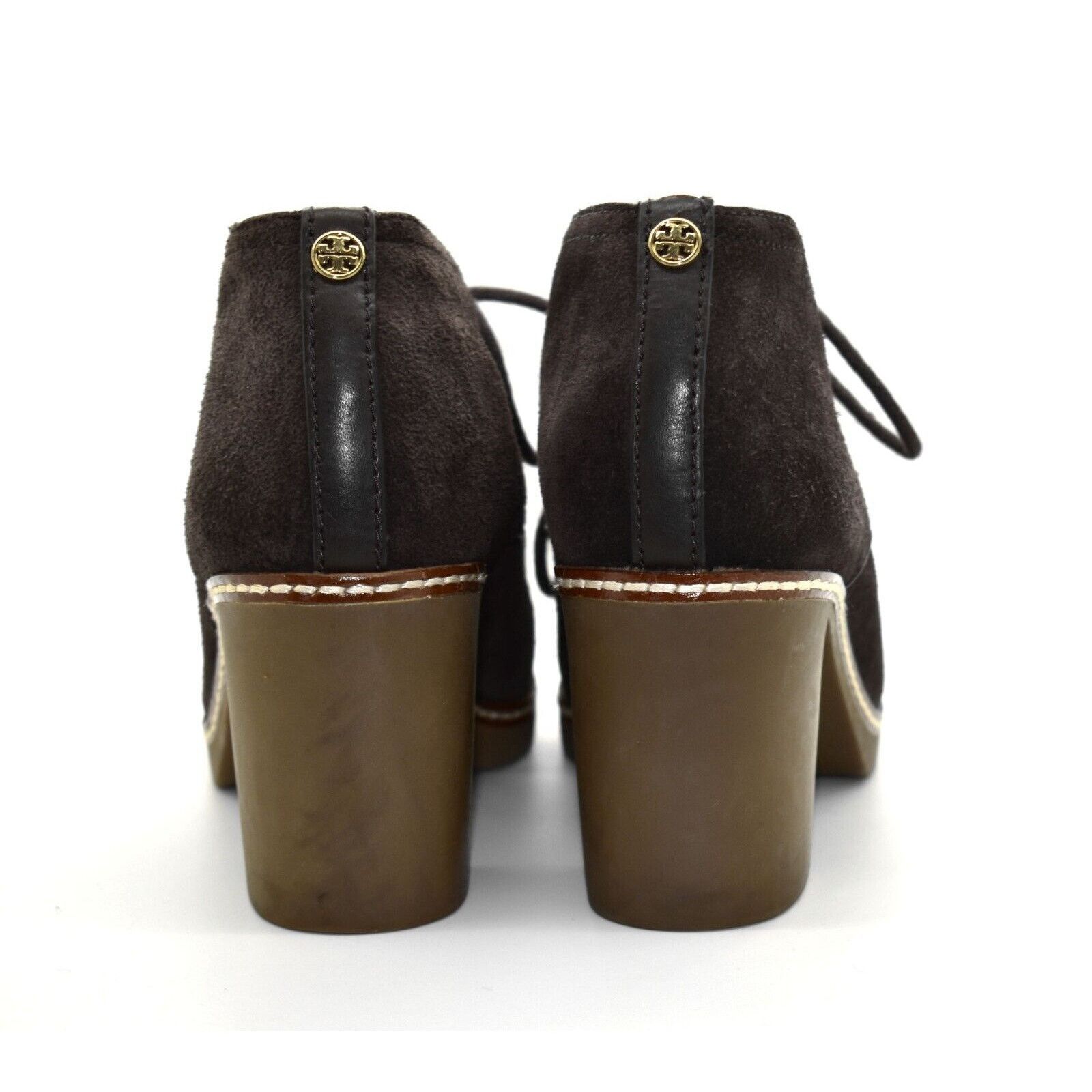 Tory Burch TORY BURCH Hilary Suede Sheep Fur Lining Lace Up Bootie 5.5M Size US 5.5 / IT 35.5 - 5 Thumbnail