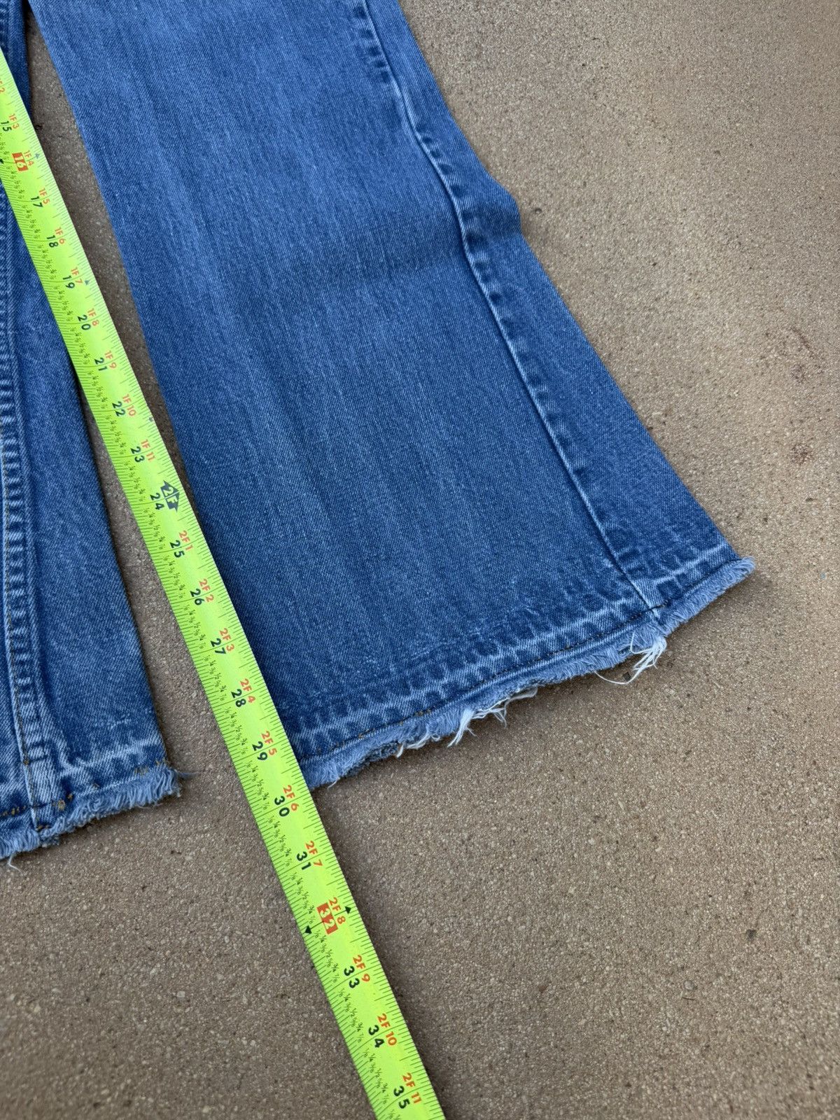 Levi's Vtg 70’s Levi’s 646 Orange Tab Bellbottom Flare Jeans 34x30 Size US 34 / EU 50 - 10 Thumbnail