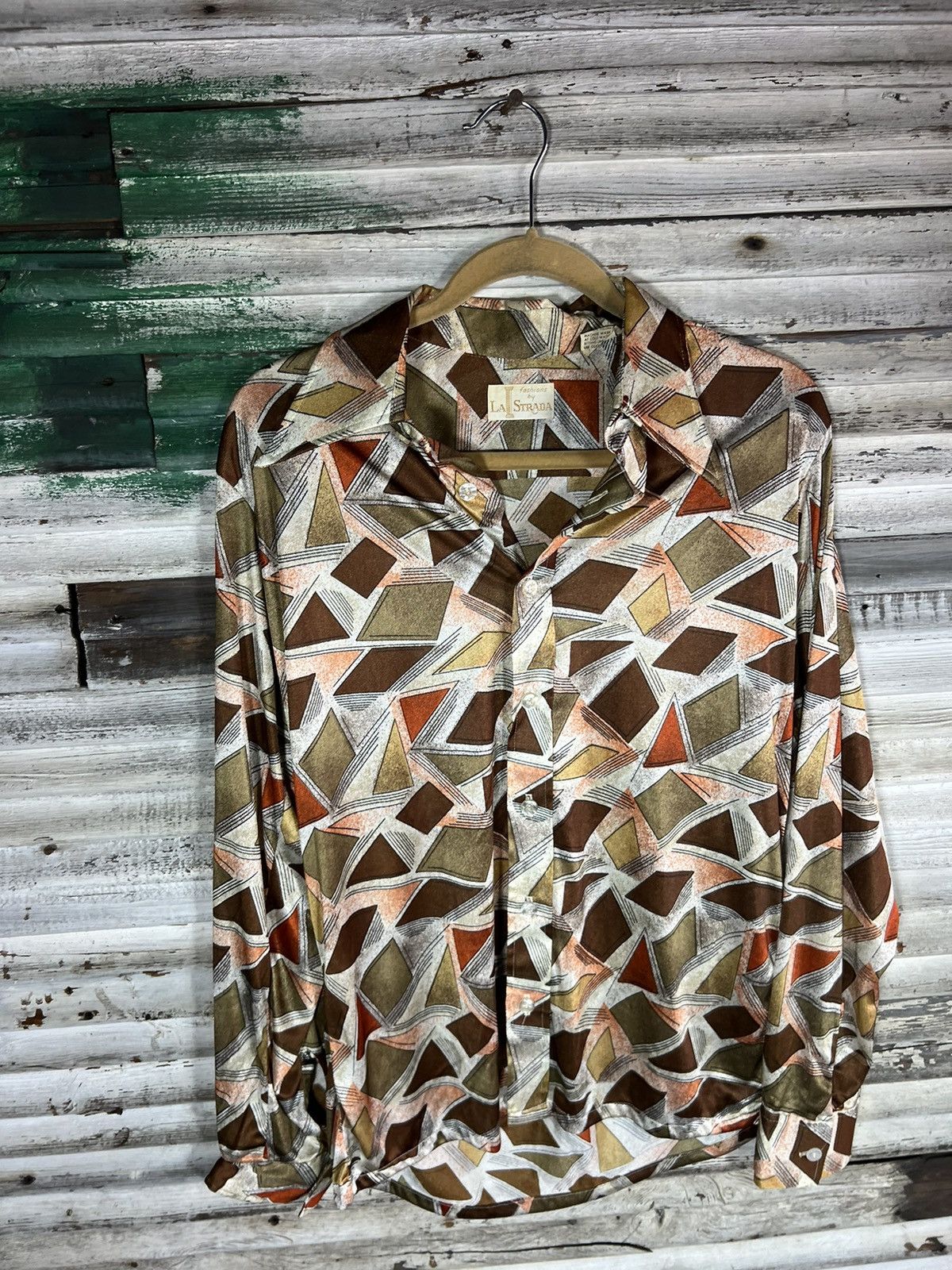 Vintage Vintage 80s Disco Shirt Size US L / EU 52-54 / 3 - 3 Thumbnail
