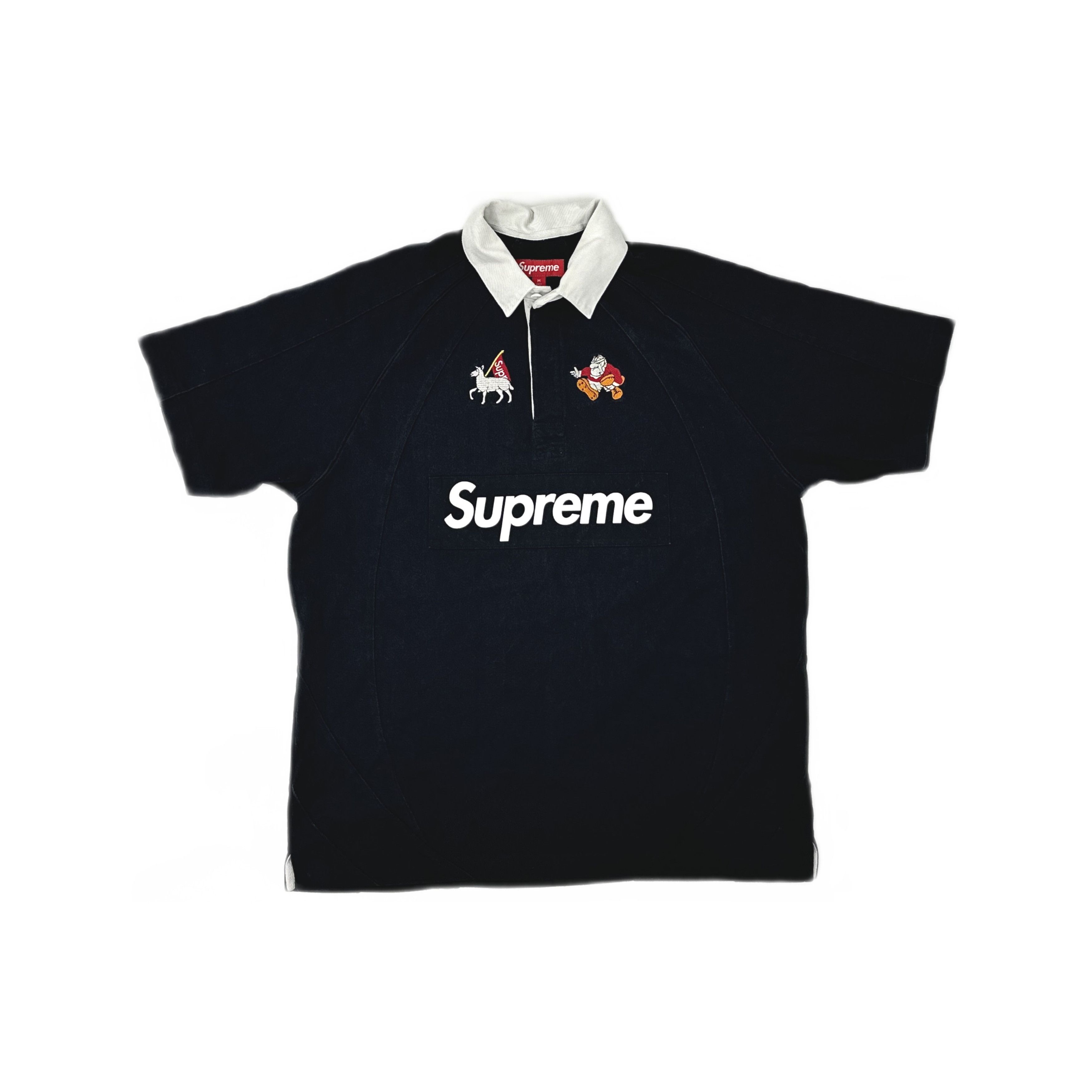 USED Supreme Box logo Polo ラグビー M Supreme Supreme box logo rugby | Grailed