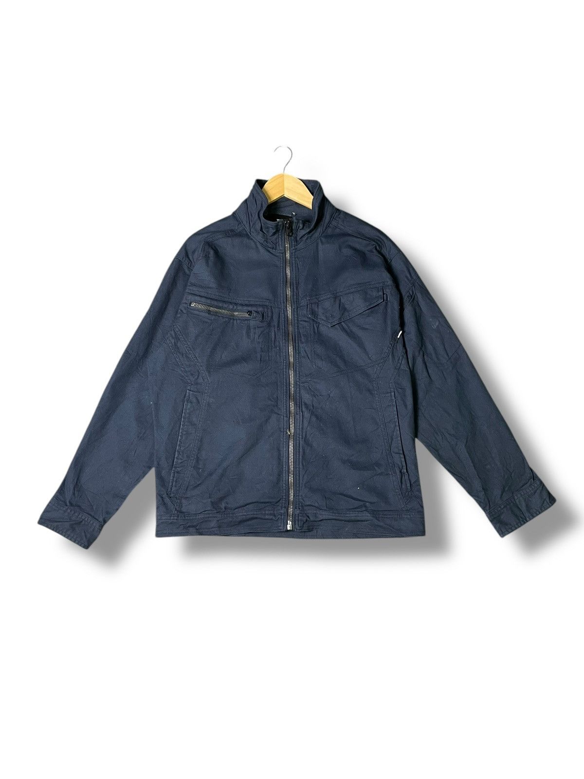 Japanese Brand × Vintage Ts Design x Japanese Brand Workwear Zipper Jacket (33) Size US M / EU 48-50 / 2 - 1 Thumbnail