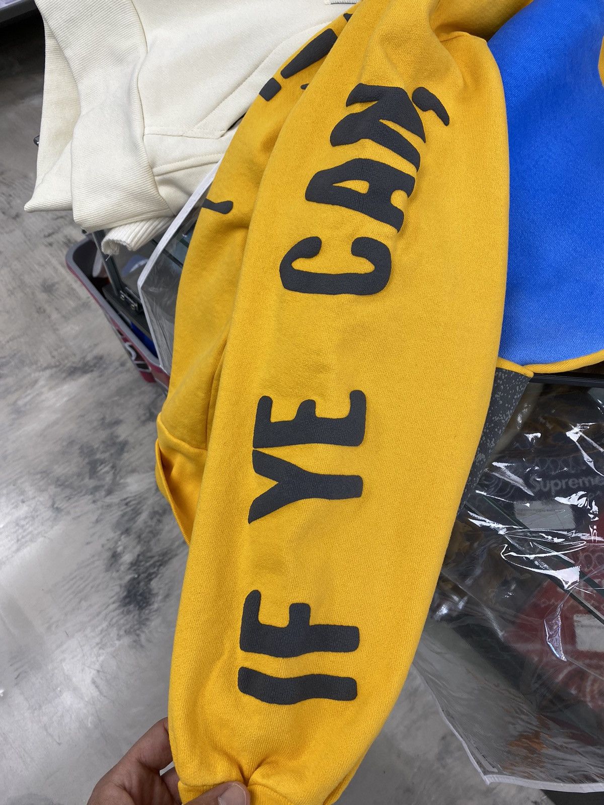 Cactus Plant Flea Market × Kanye West Kanye west CPFM Jesus is king trust god hoodie small yellow Size US S / EU 44-46 / 1 - 4 Thumbnail