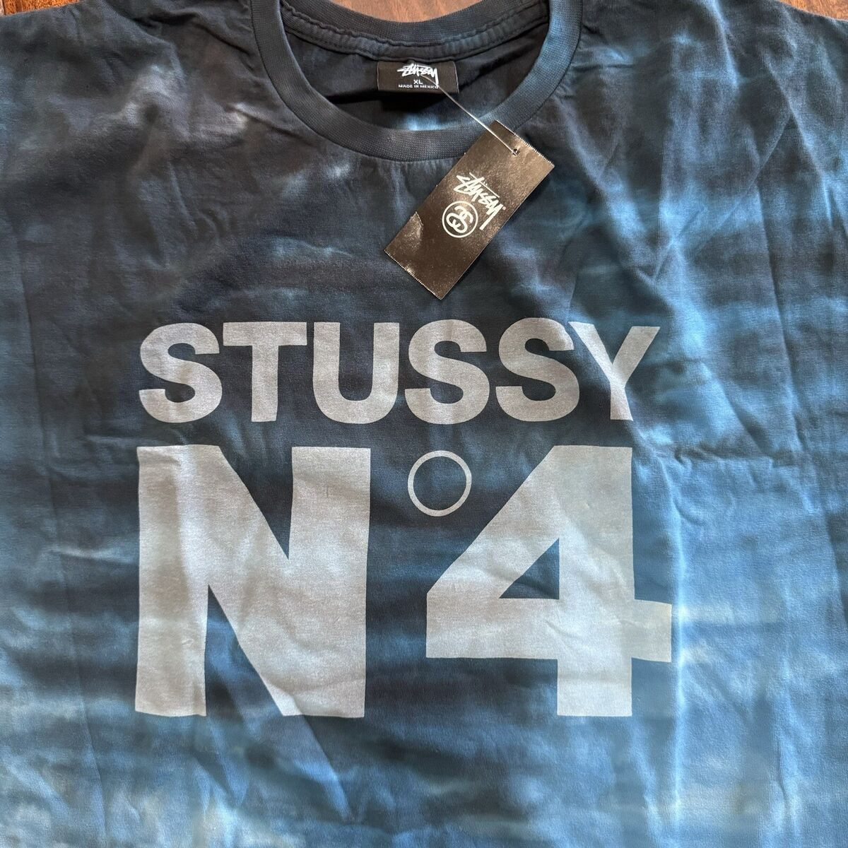 Stussy Vintage Stussy No.4 Tie Dye T-Shirt Size US XL / EU 56 / 4 - 2 Thumbnail