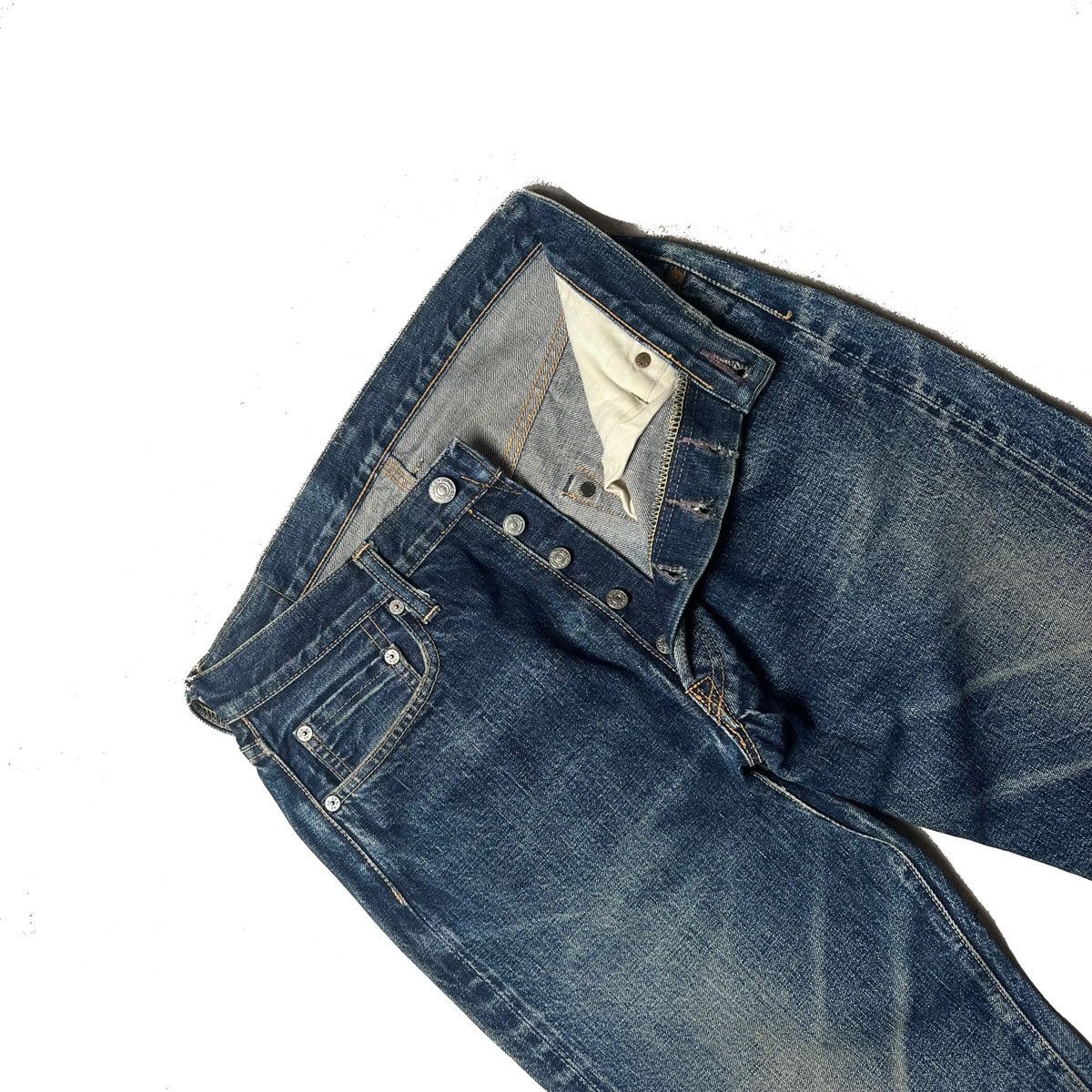 Denime × Japanese Brand Denime Button Selvedge Denim Pants Size US 30 / EU 46 - 9 Thumbnail