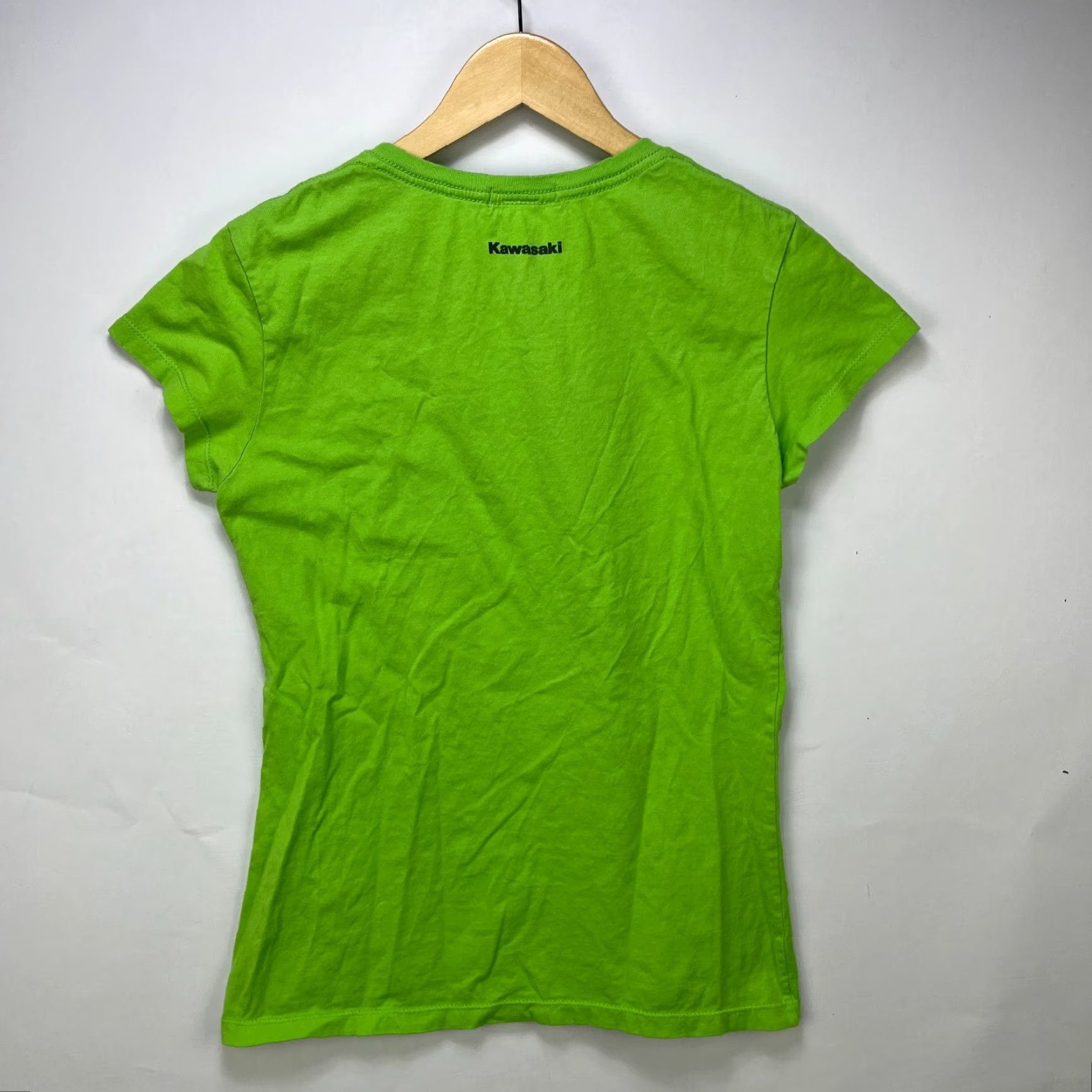 Vintage VINTAGE Kawasaki Y2K Motorsports T-Shirt Women’s XL Racing Shirt Womens XL Green Kawasaki Y2K Racing Size XL / US 12-14 / IT 48-50 - 5 Thumbnail