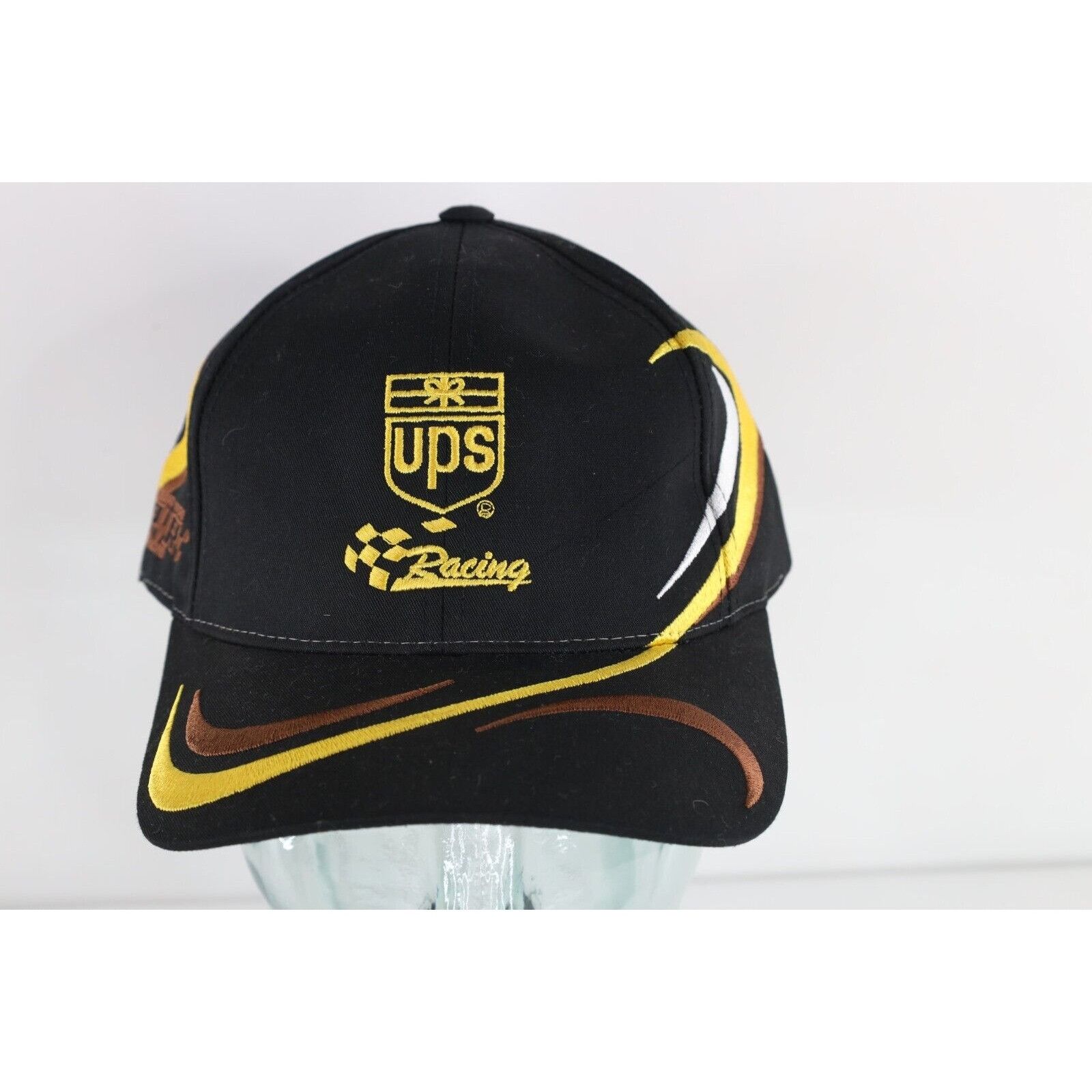 Vintage Deadstock Vintage 90s NASCAR UPS Racing Dale Jarrett Hat Size ONE SIZE - 1 Thumbnail