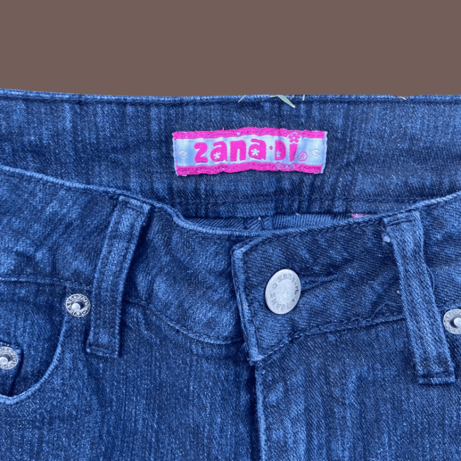 Vintage VTG Flare Jeans | Zana Di Blue Y2K | Early 2000s Archive Size 28" / US 6 / IT 42 - 5 Thumbnail