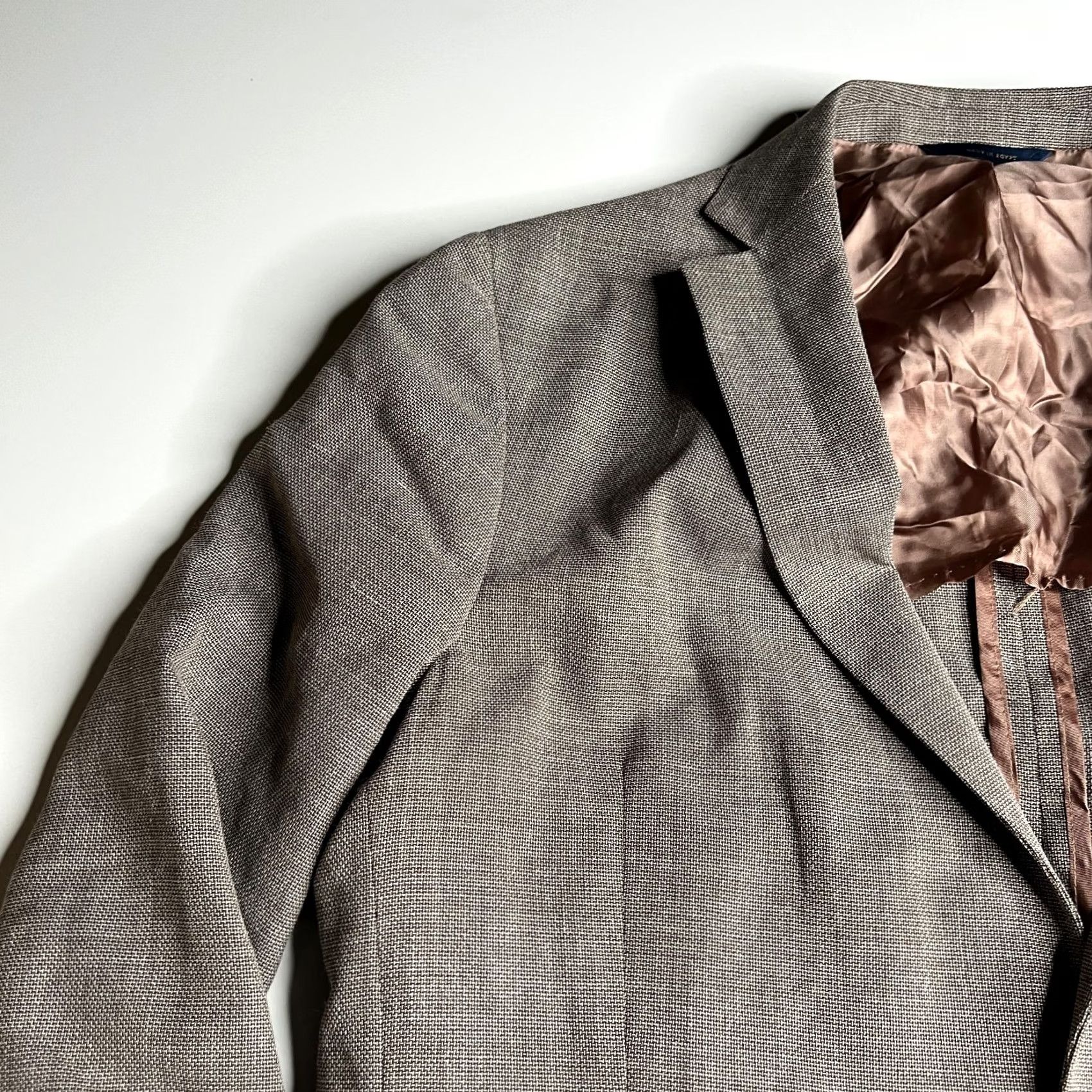 Brooks Brothers Brooks Brothers Regent Fit Blazer Sport Coat 42S Wool Brown Micro-Check Notch Lapel Two-Button Mens Jacket Size 42R - 3 Thumbnail