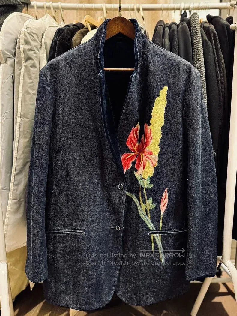 Yohji Yamamoto Yohji Yamamoto 02AW Denim Jacket. Size US S / EU 44-46 / 1 - 2 Thumbnail
