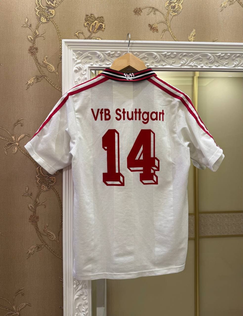 Adidas STUTTGART 1997 1998 VINTAGE FOOTBALL SHIRT SOCCER JERSEY Size US XL / EU 56 / 4 - 5 Thumbnail