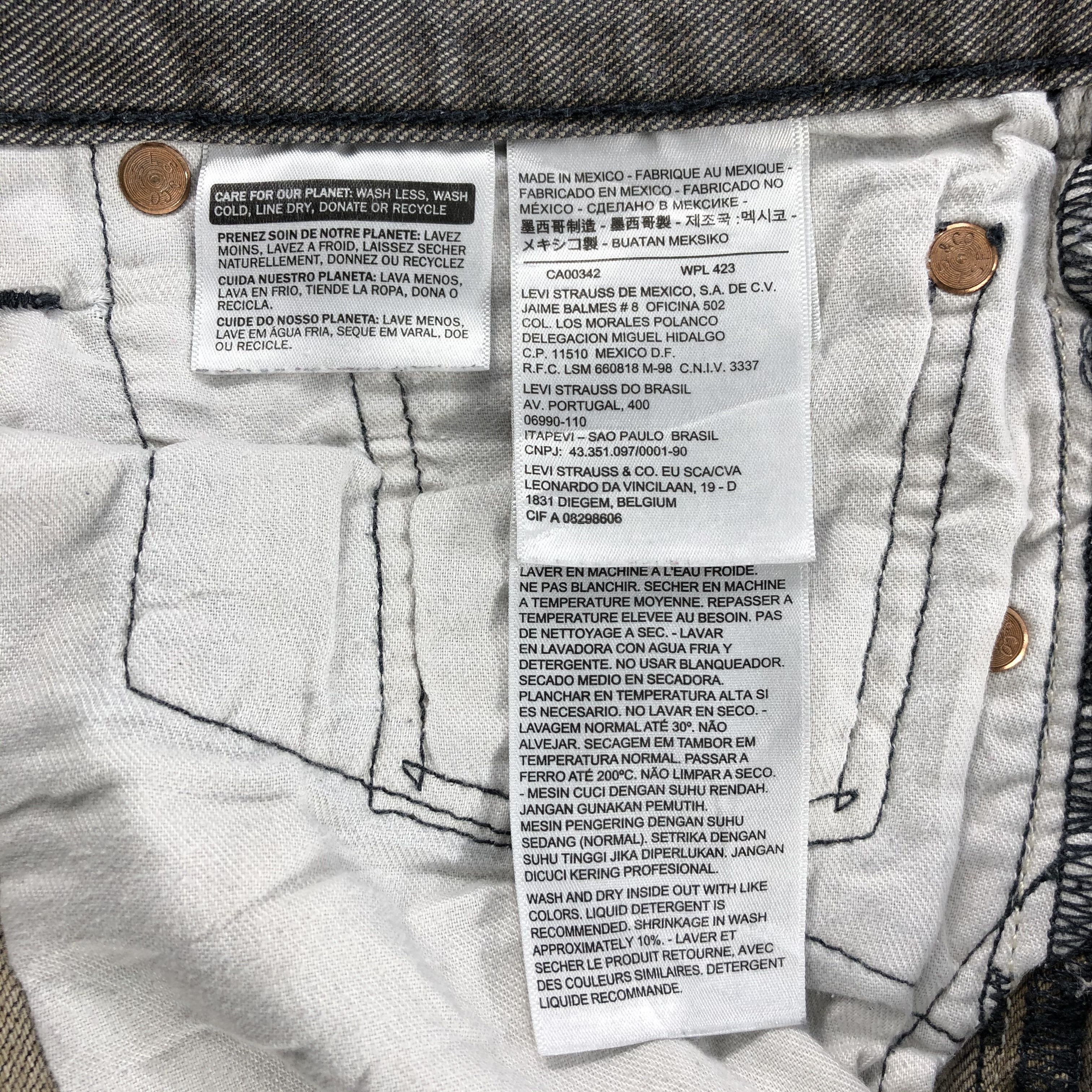 Levi's Vintage Levis 501 Earth Tone Jeans-JM1015 Size US 36 / EU 52 - 10 Thumbnail