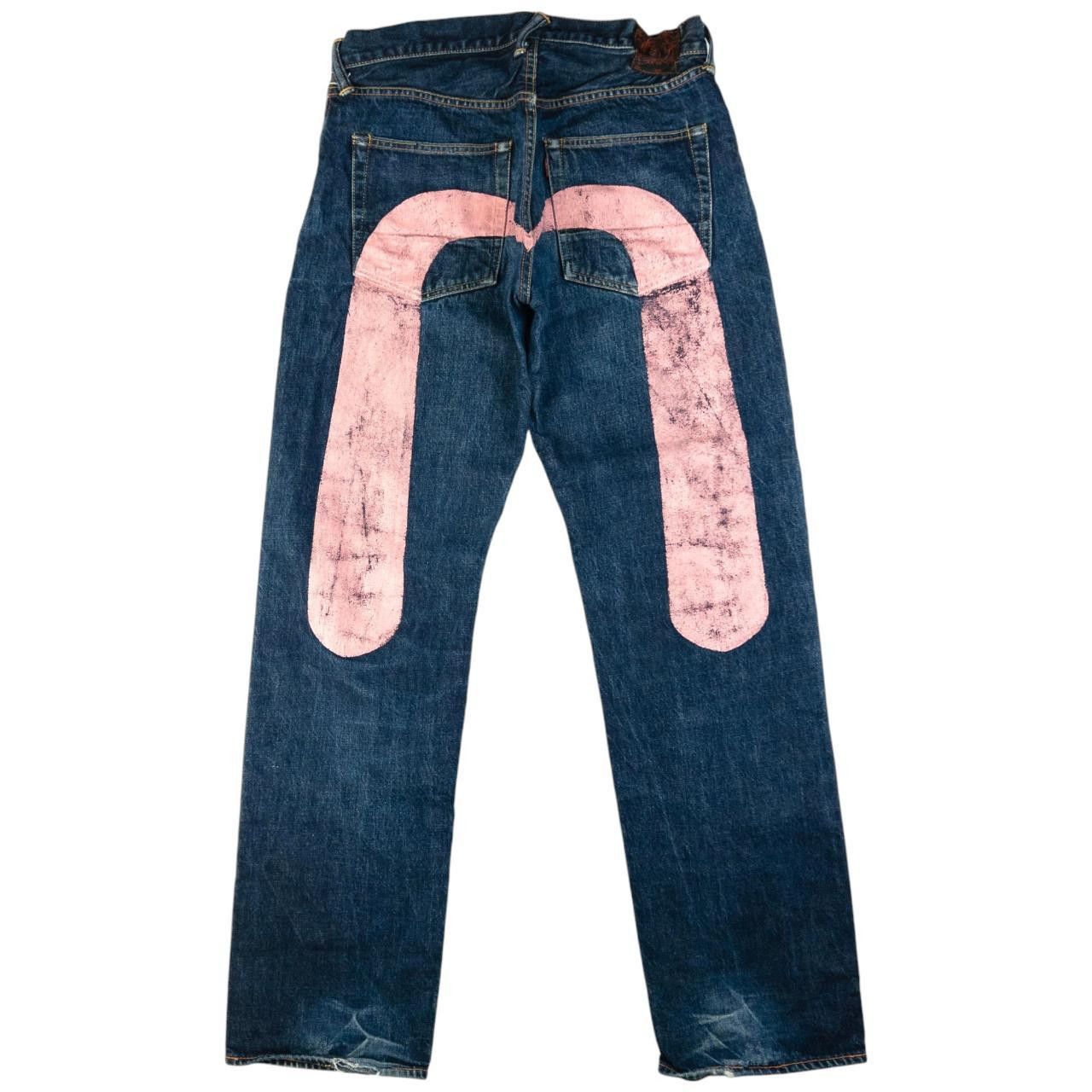 Evisu Vintage Evisu Painted Daicock Japanese Denim Jeans Size W34 Size US 34 / EU 50 - 1 Thumbnail