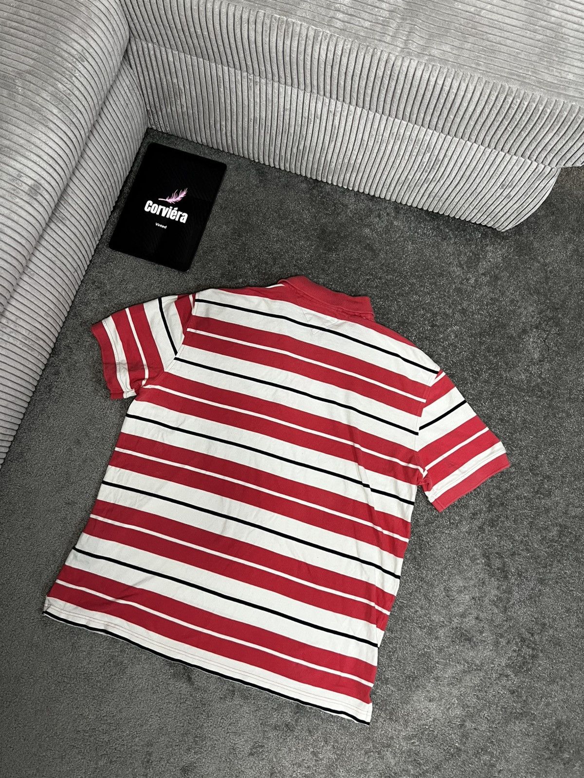 Designer × Tommy Hilfiger × Vintage Tommy Hilfiger Vintage Polo Shirt Size US XL / EU 56 / 4 - 4 Thumbnail