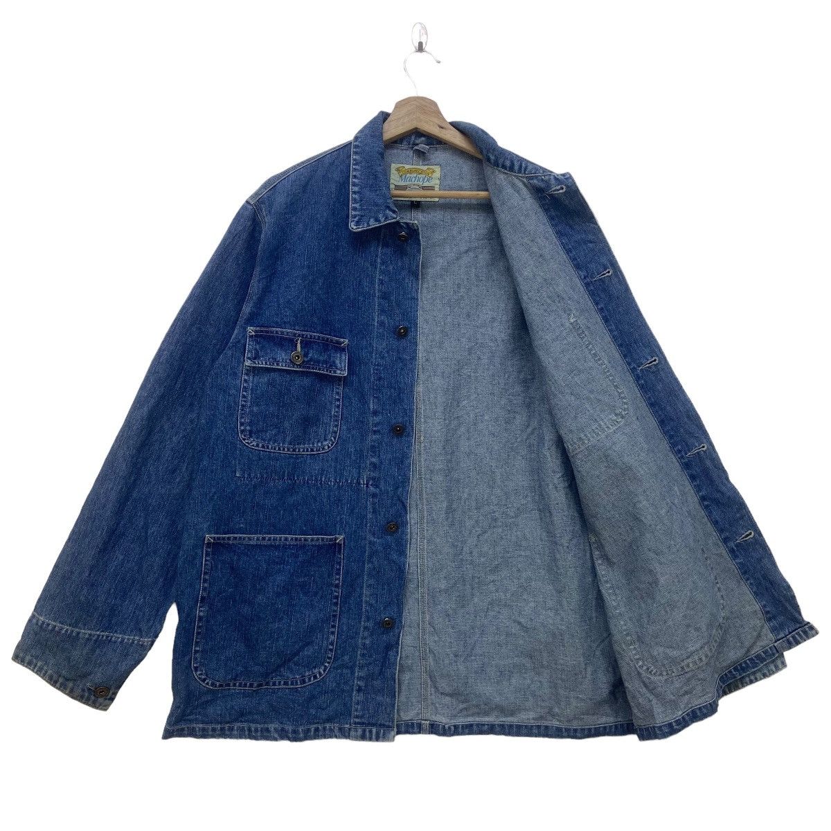 Japanese Brand Vintage Machope Japanese Brand Michigan Chore Denim Jacket Size US M / EU 48-50 / 2 - 3 Thumbnail