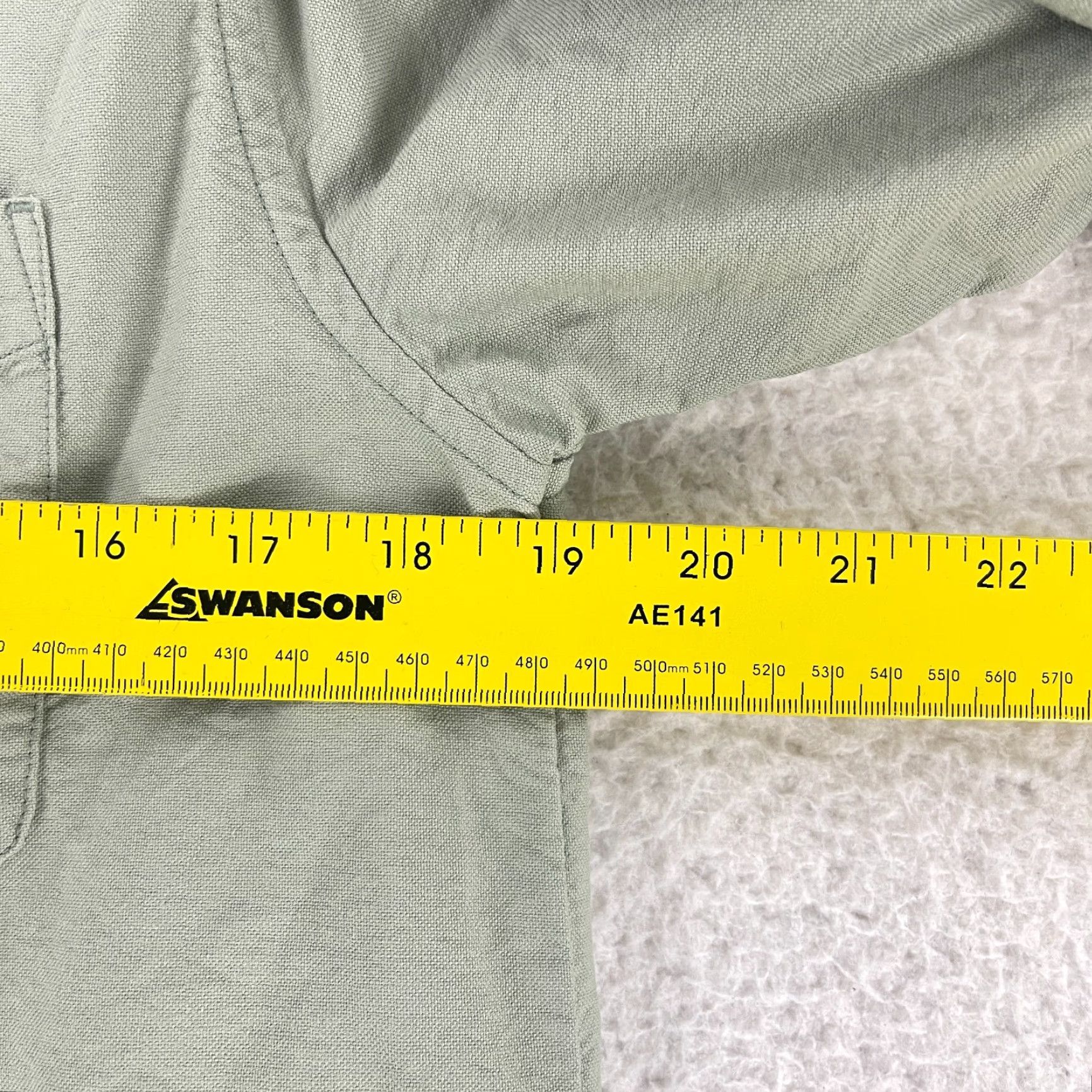Everlane Everlane Button-Up Shirt Womens Size 0 Green Organic Cotton Long Sleeve Casual Shirt Size XS / US 0-2 / IT 36-38 - 7 Thumbnail