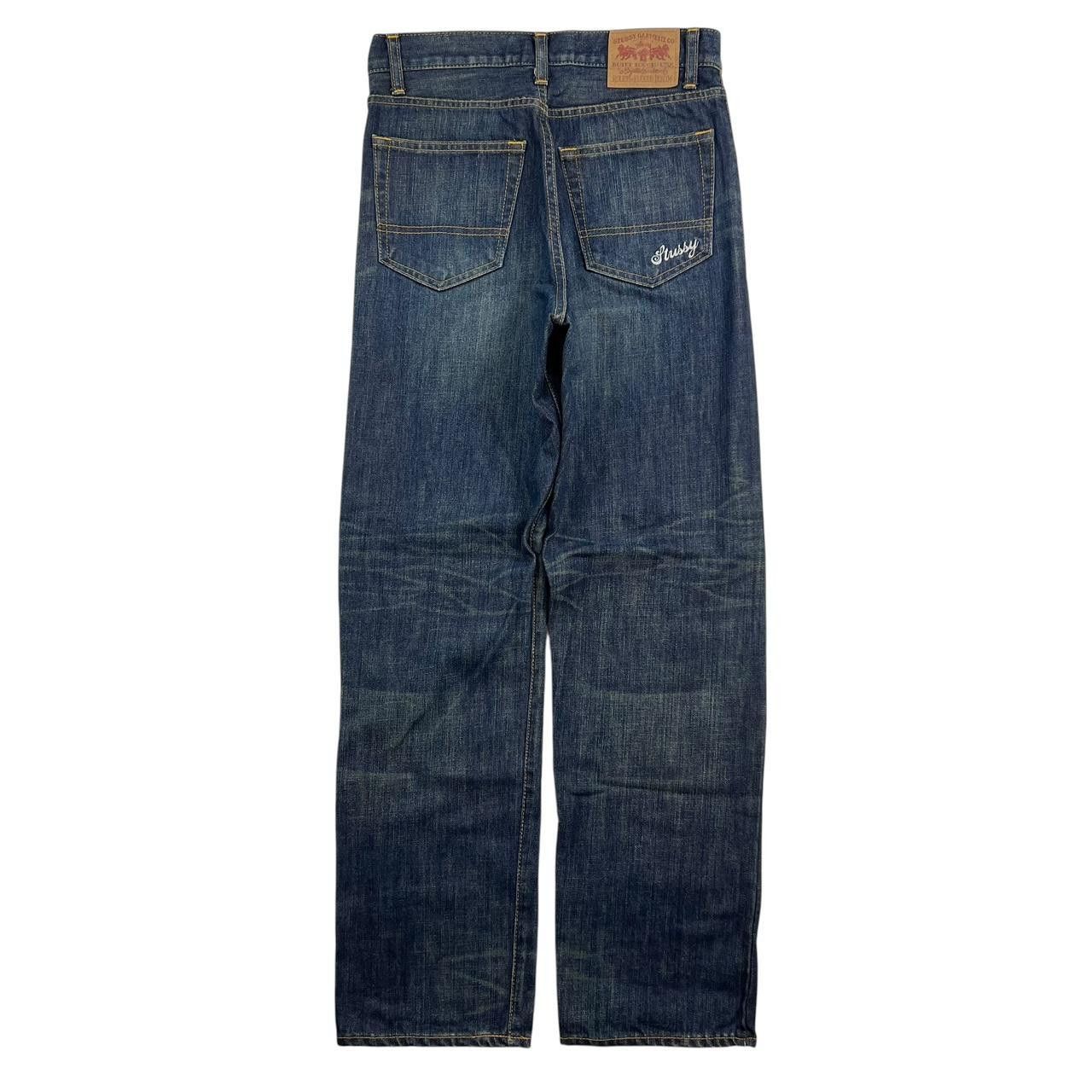 Stussy Vintage 2000s Stussy Embroidered Logo Jeans - Waist: 29” Size US 29 - 1 Thumbnail