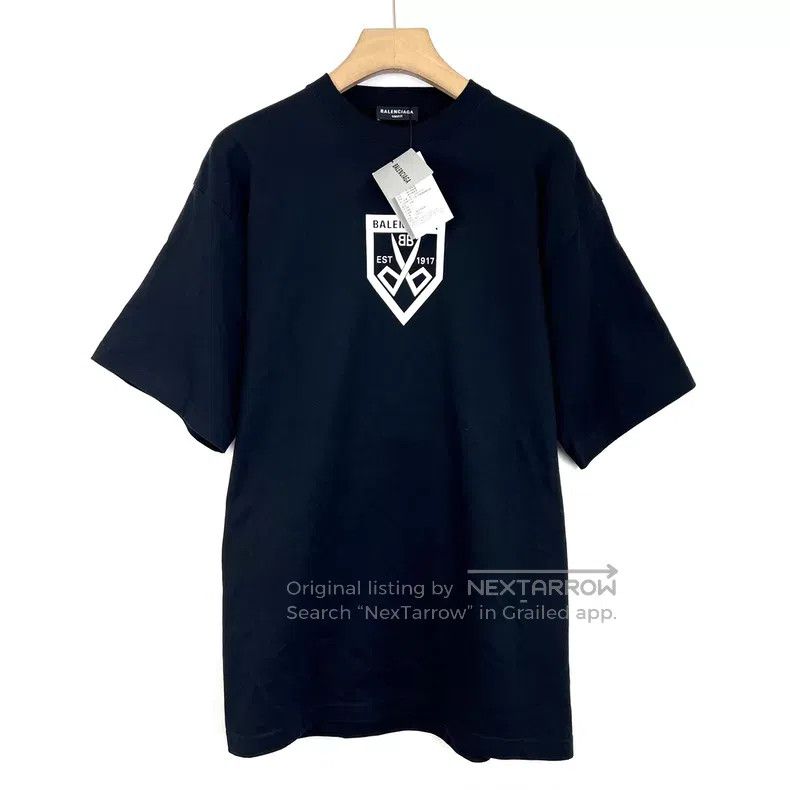 Balenciaga Balenciaga Black College 1917 t-shirt | Grailed