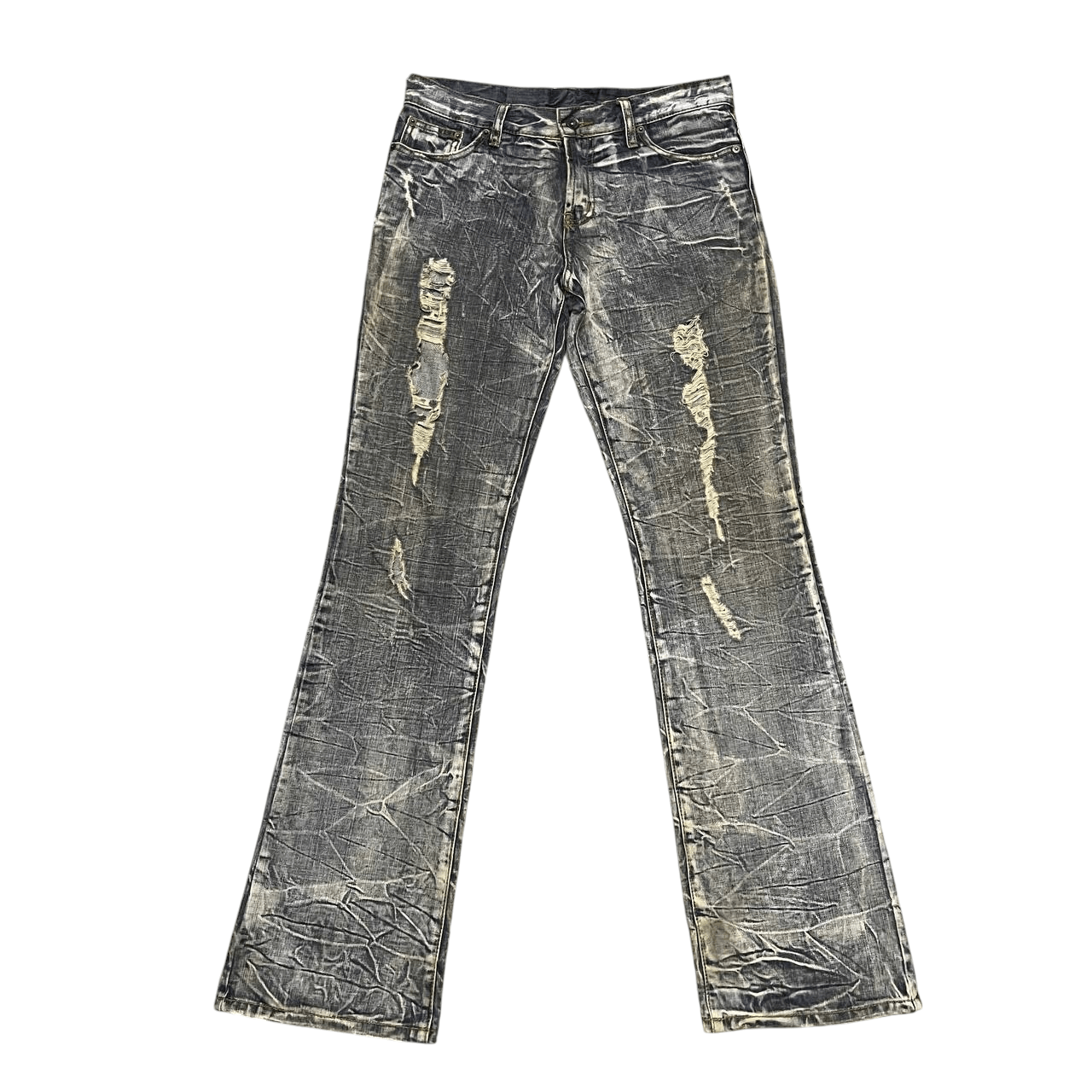 Vintage Semantic Design Flared Jeans Vintage Semantic Design Flared Jeans