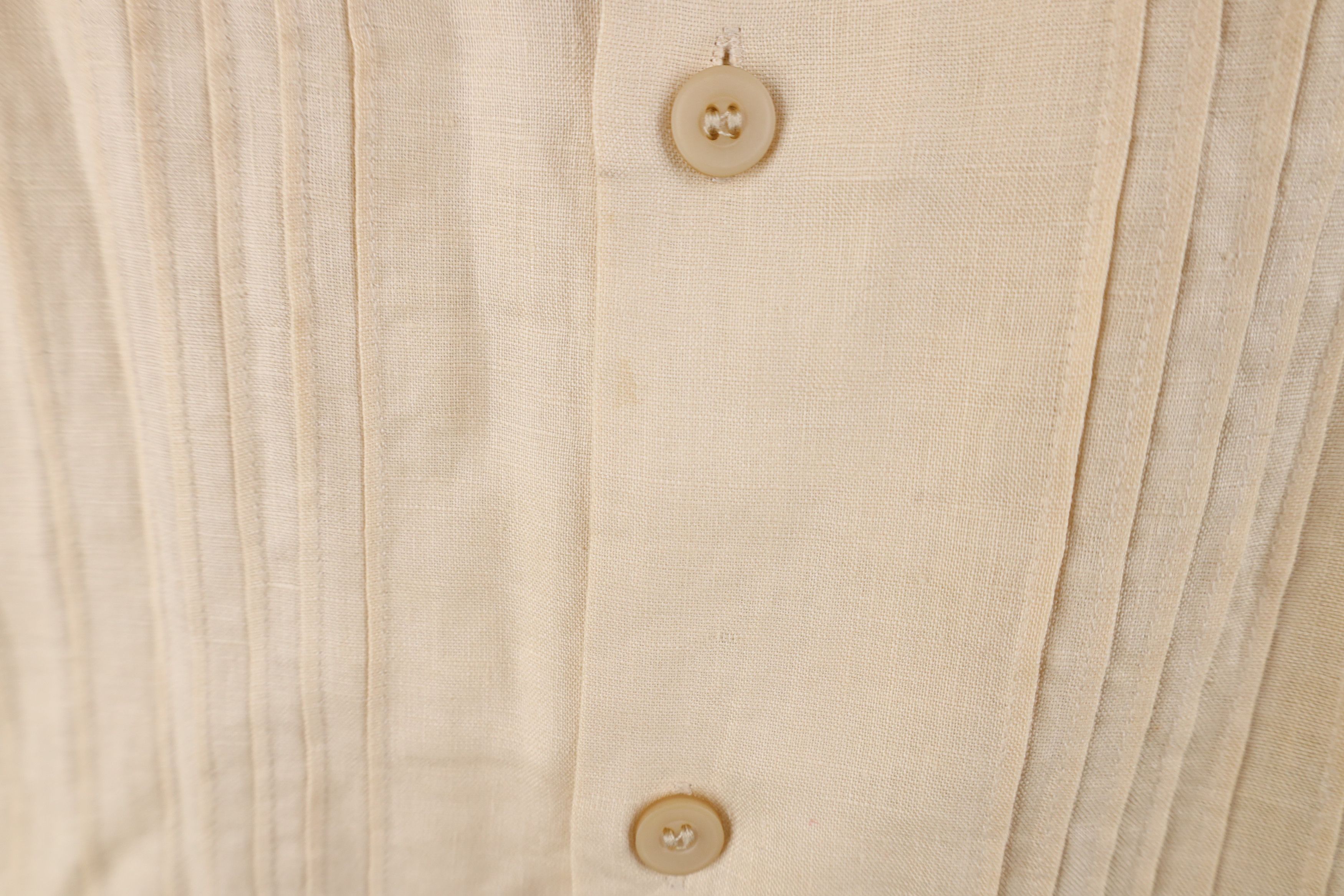 Vintage Vintage 90s Y2K Streetwear Linen Collared Button Shirt Size US XXL / EU 58 / 5 - 8 Thumbnail