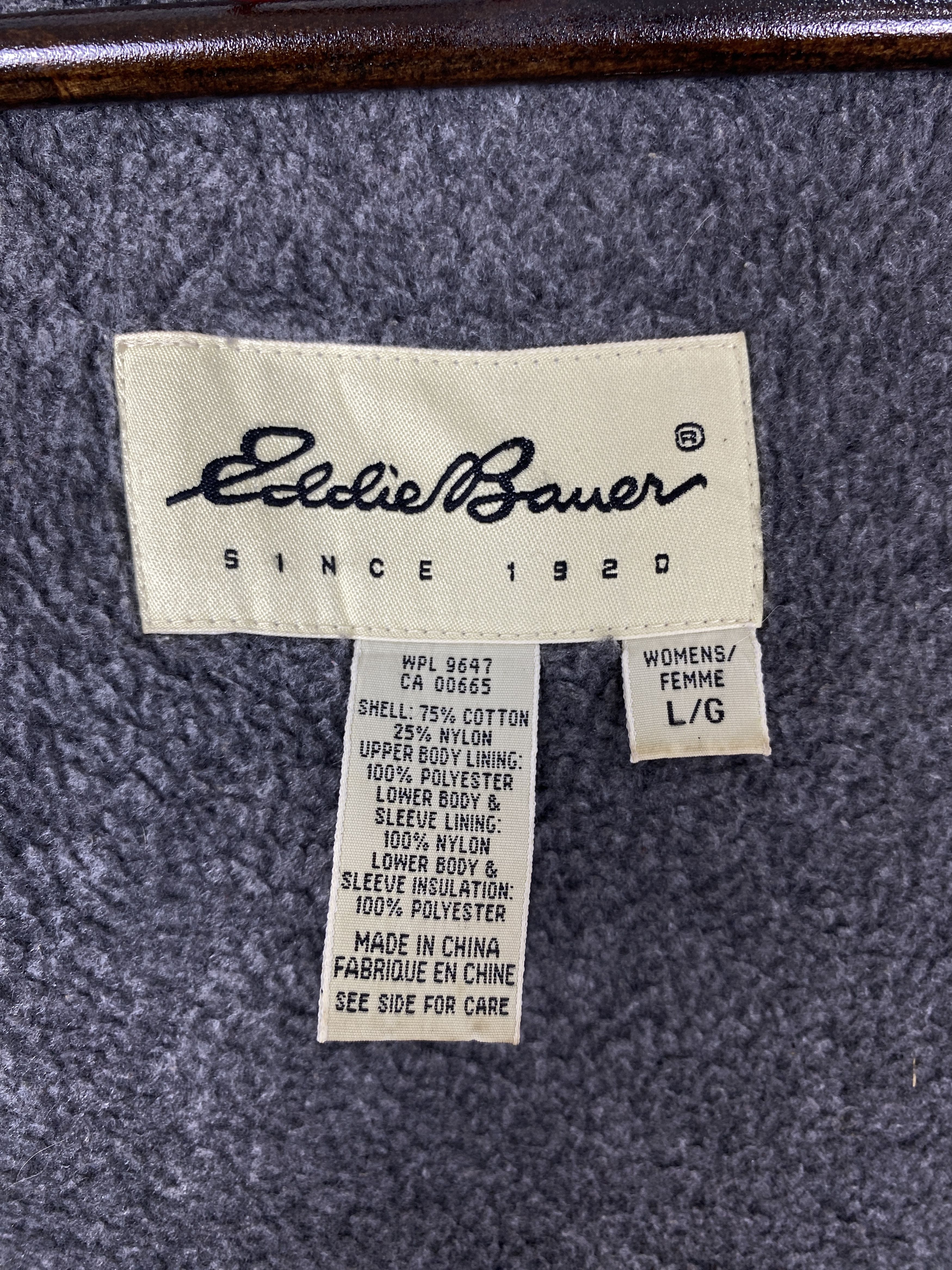 Eddie Bauer Vintage Eddie Bauer Red Hoodie Fleece Lining Parkas J2110 Size US L / EU 52-54 / 3 - 13 Thumbnail