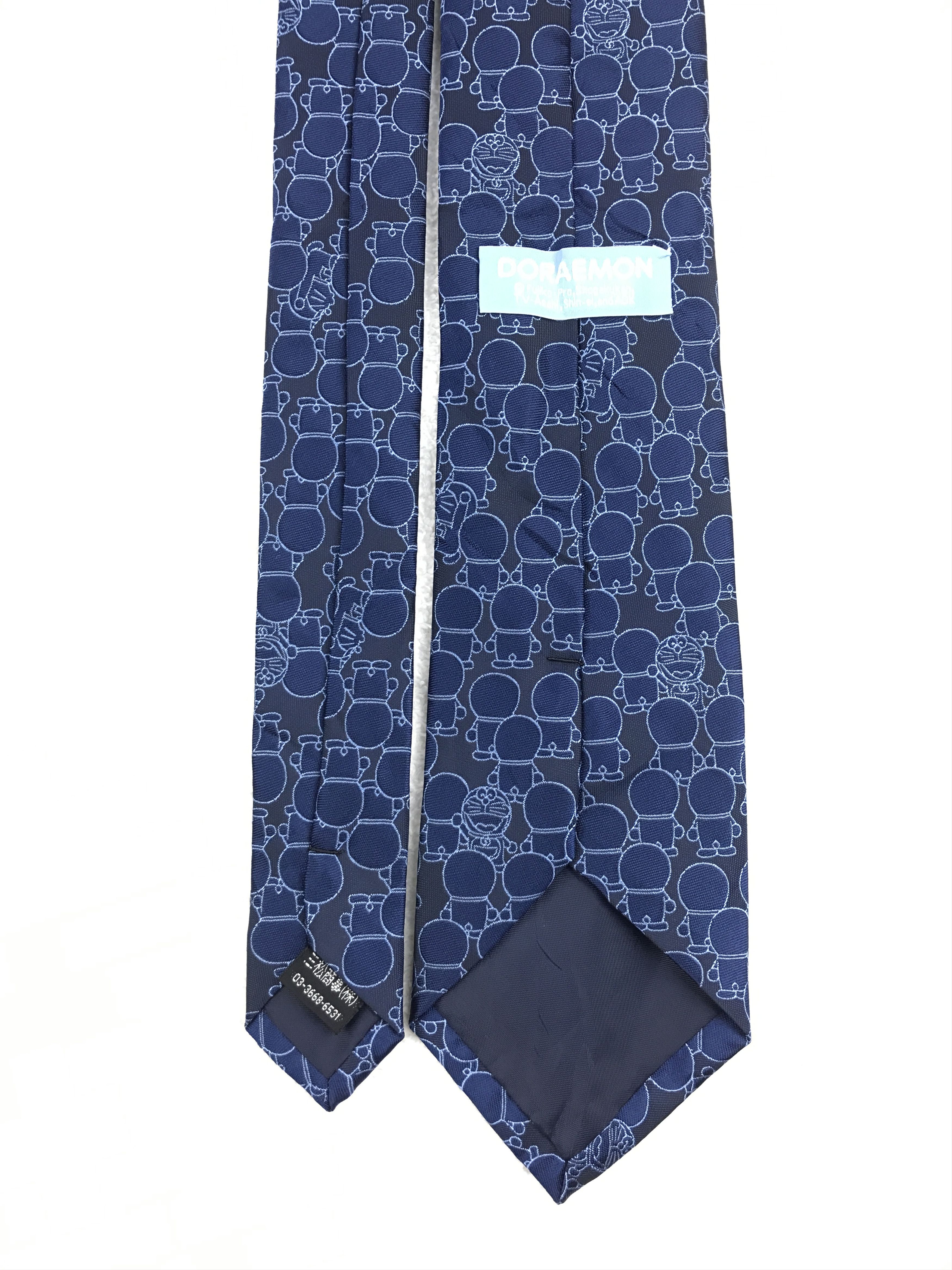 Designer × Vintage Vintage Doraemon Silk Necktie Size ONE SIZE - 4 Thumbnail