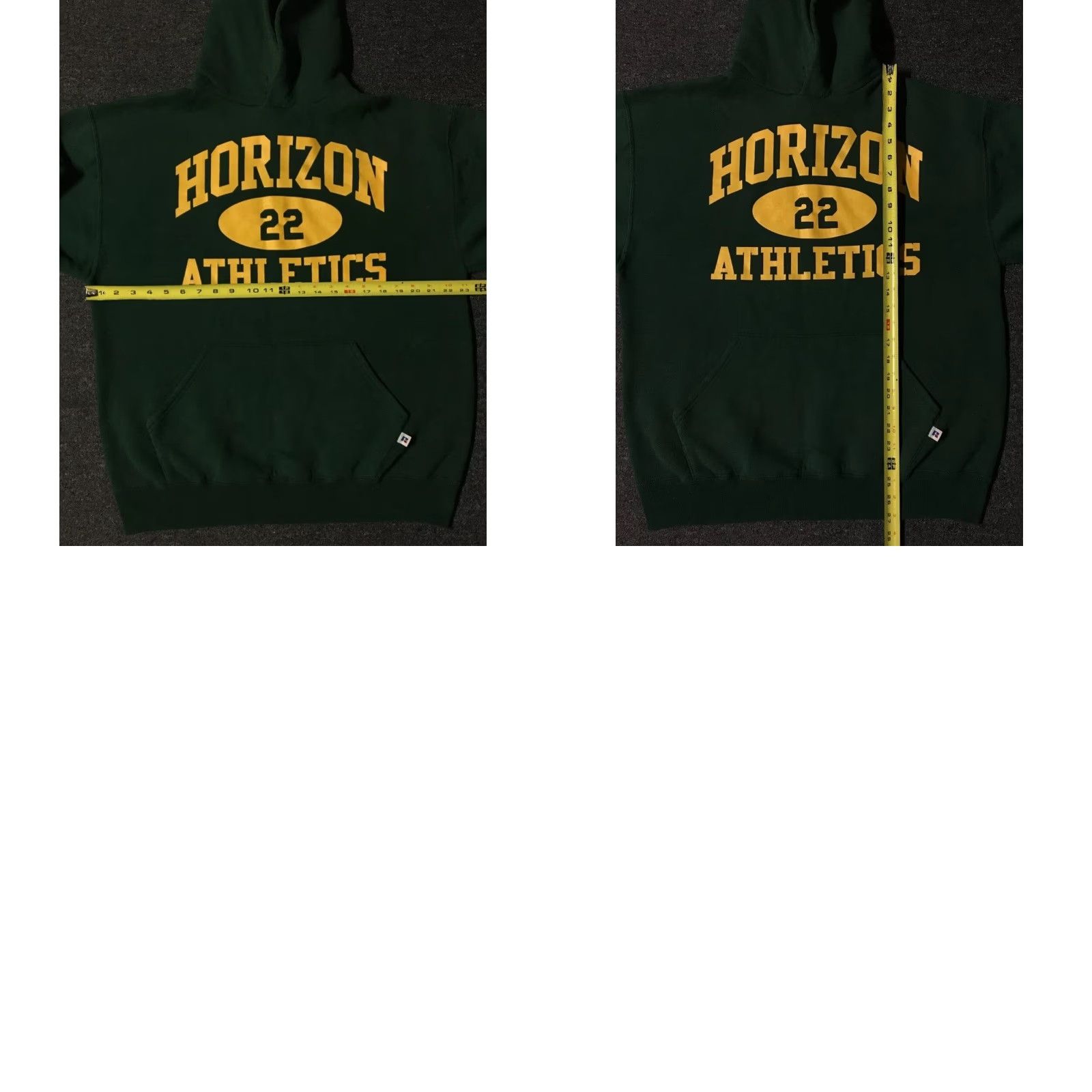 Russell Athletic VINTAGE 90s Russell Athletic Horizon Athletics Faded Spellout Hoodie Green L Mens Pullover Sweatshirt Track & Field, Basketball, Football, USA Size US L / EU 52-54 / 3 - 8 Thumbnail