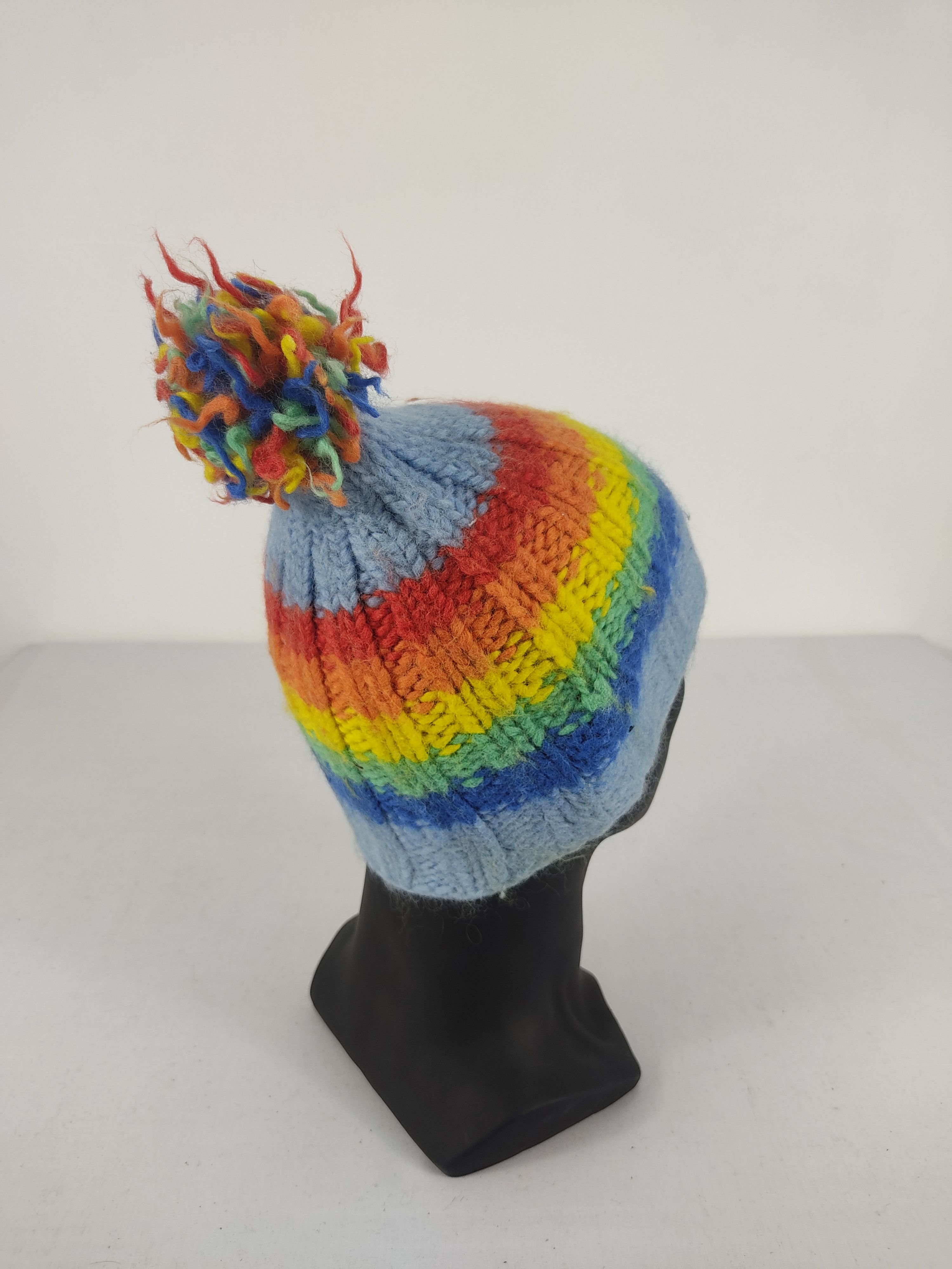 Japanese Brand Tahchee Rainbow Knit Beanie/Snow Hat/Snow Cap