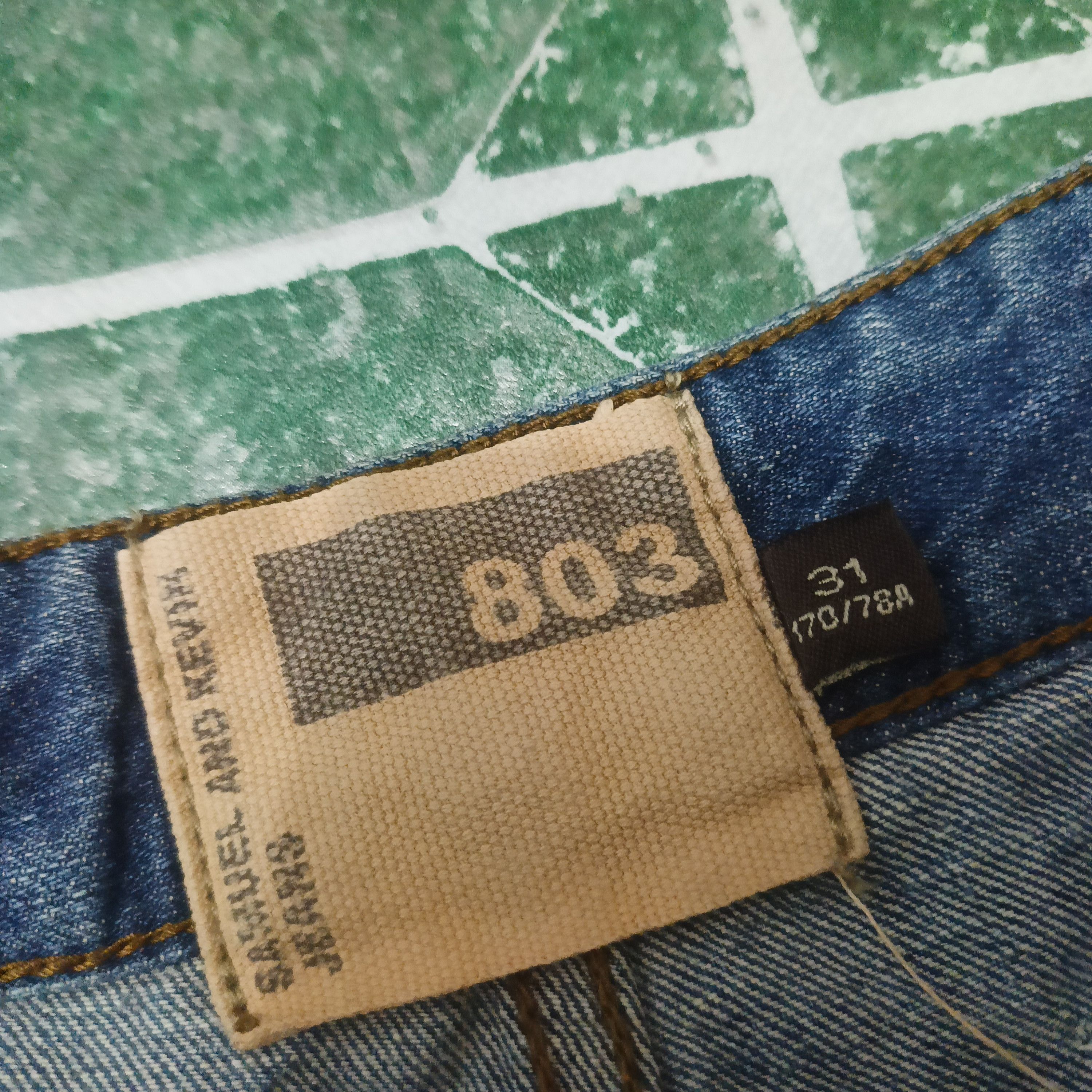 5351 POUR LES HOMMES Samuel & Kevin Jeans Distressed Denim Size US 31 - 7 Thumbnail