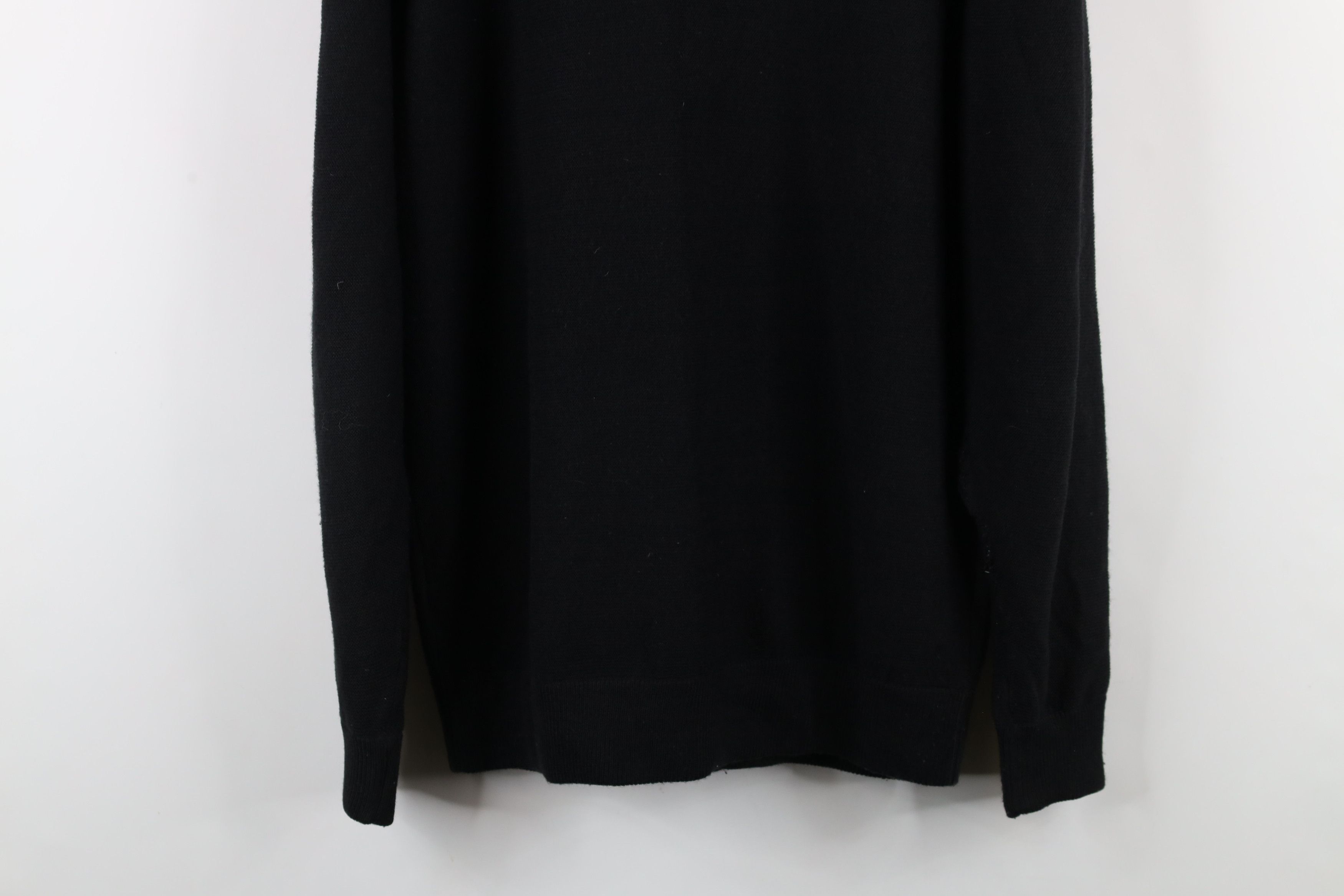 Vintage Vintage 90s Streetwear Knit Button Cardigan Sweater Black Size US L / EU 52-54 / 3 - 12 Thumbnail