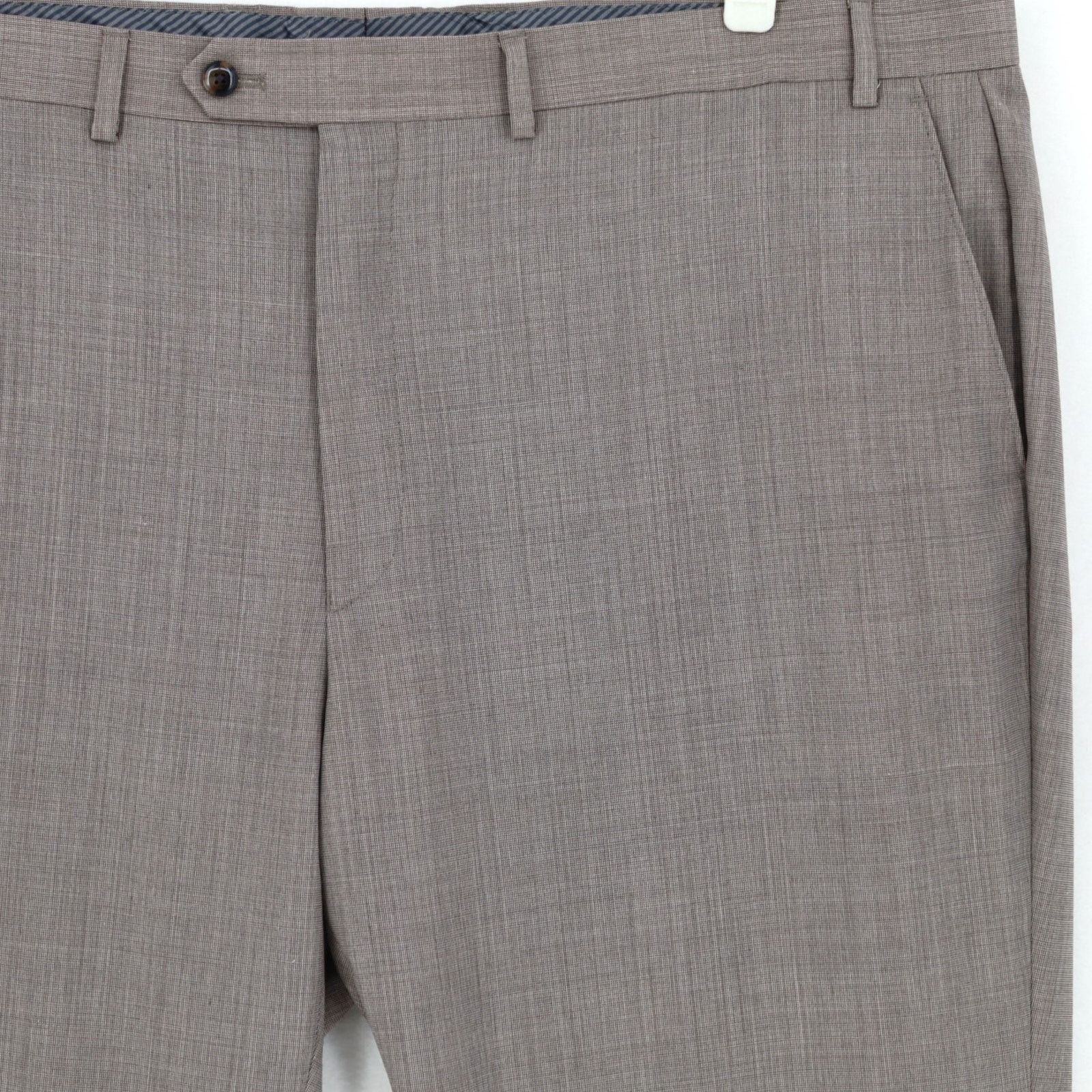 Michael Kors Michael Kors Men's Tan Solid Wool Suit Pants Size 44W 32L Size US 44 / EU 60 - 3 Thumbnail