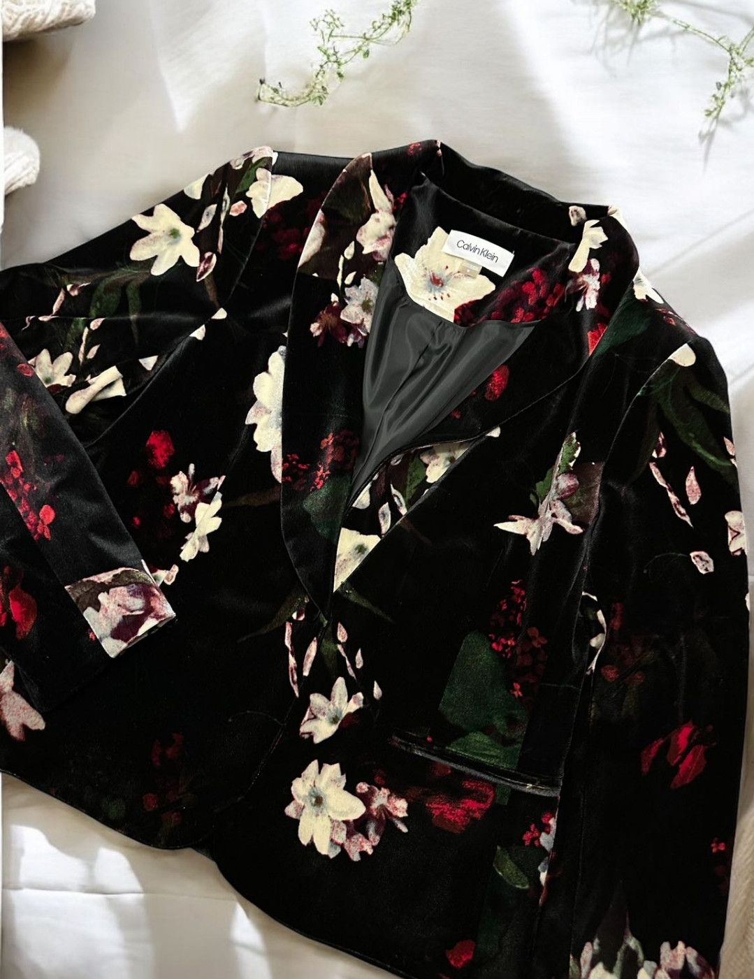 Calvin Klein Calvin klein Velvet Blazer Size XXL / US 16-18 / IT 52-54 - 3 Thumbnail