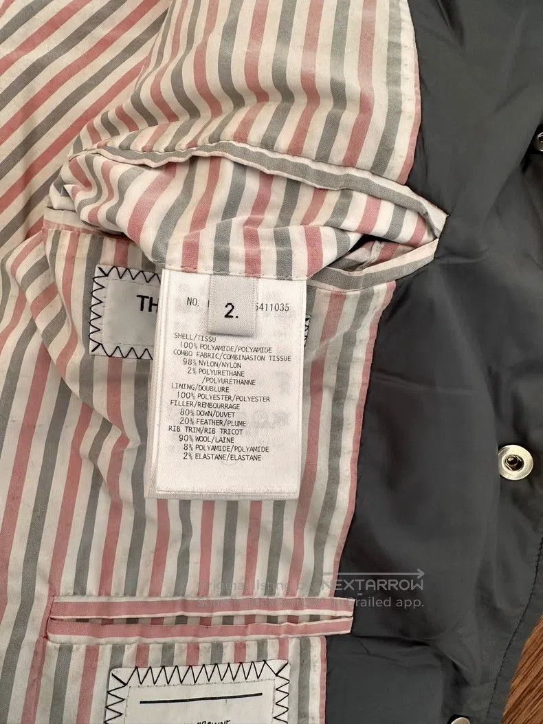 Thom Browne Thom Browne Nylon down jacket Size US M / EU 48-50 / 2 - 6 Thumbnail