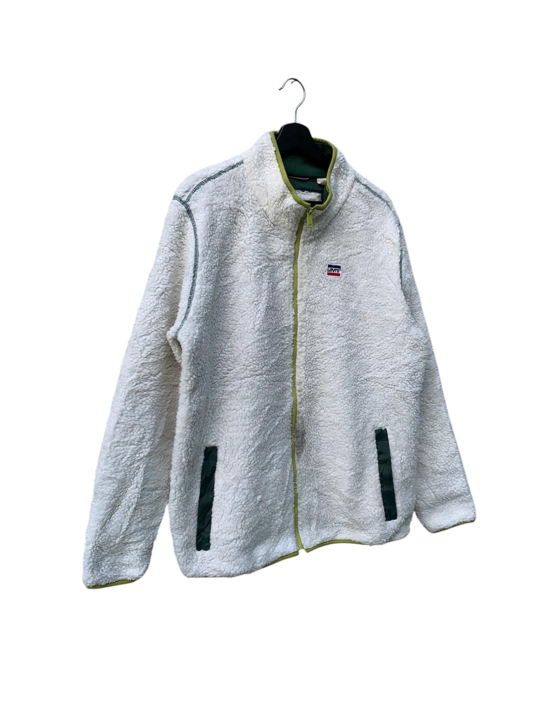 Levi's × Vintage Vintage Levis Fleece Sherpa Full Zipper Jacket Size US M / EU 48-50 / 2 - 3 Thumbnail
