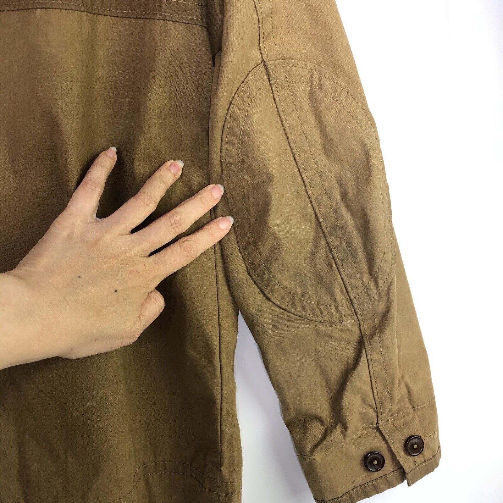 American Eagle Outfitters AEO Jacket Men S/P Chore Barn Coat Tan Corduroy Full Zip Vtg Size US S / EU 44-46 / 1 - 9 Thumbnail