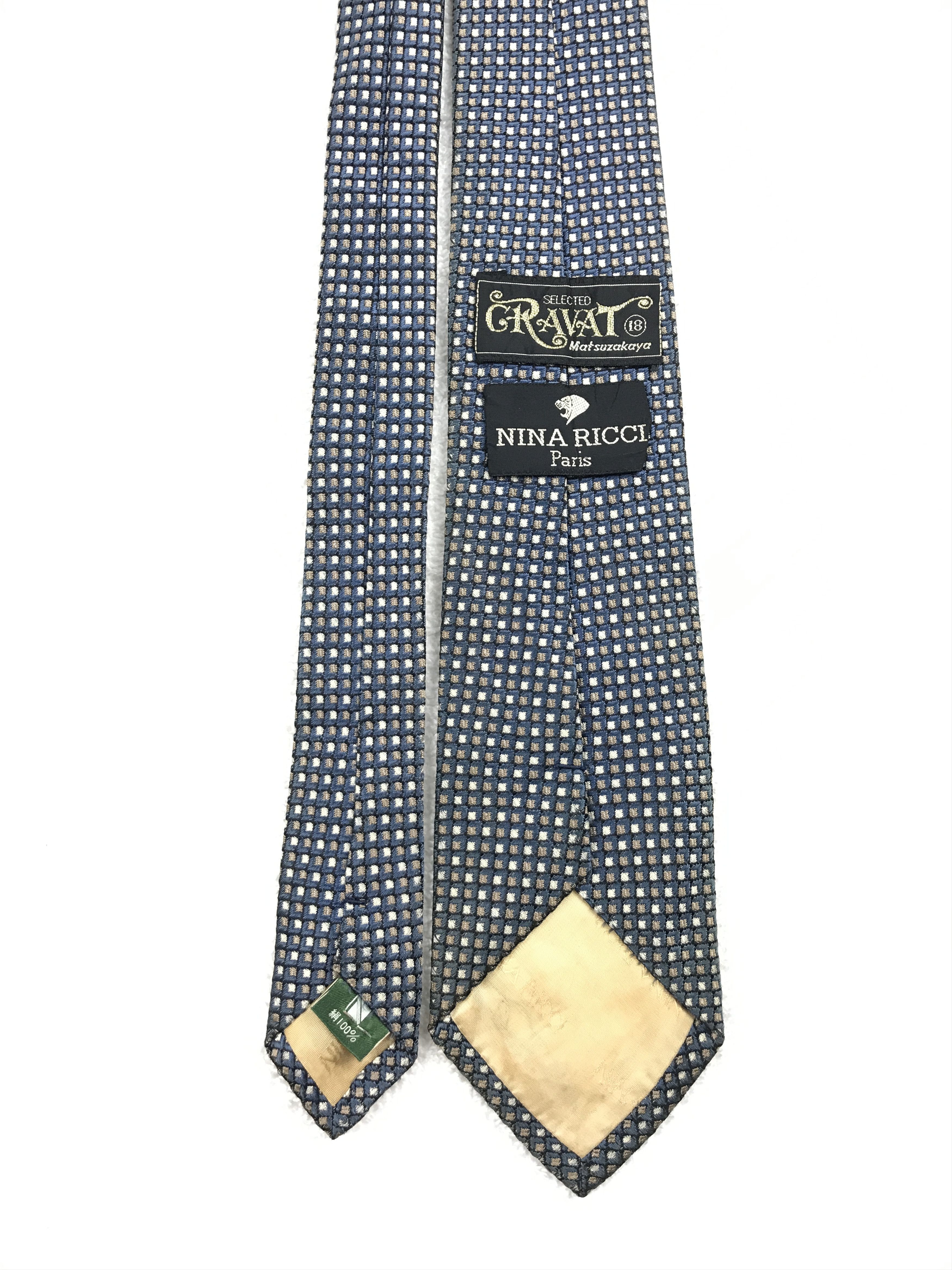 Designer × Vintage Vintage Nina Ricci Silk Necktie Size ONE SIZE - 4 Thumbnail