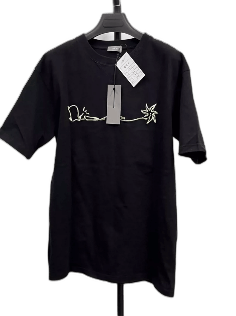 Dior DIOR Travis Scott Black Short Sleeve Shirt Size US M / EU 48-50 / 2 - 1 Thumbnail