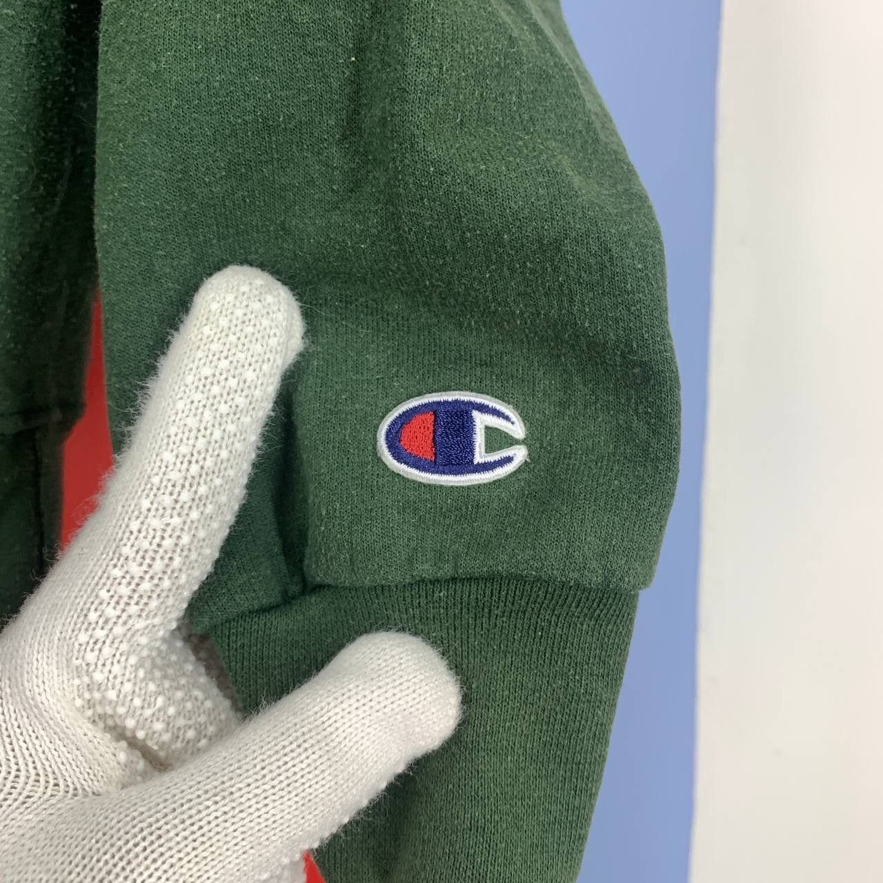 Champion Y2K Vintage CHAMPION Hoodie Pullover #2527/O Size US L / EU 52-54 / 3 - 4 Thumbnail