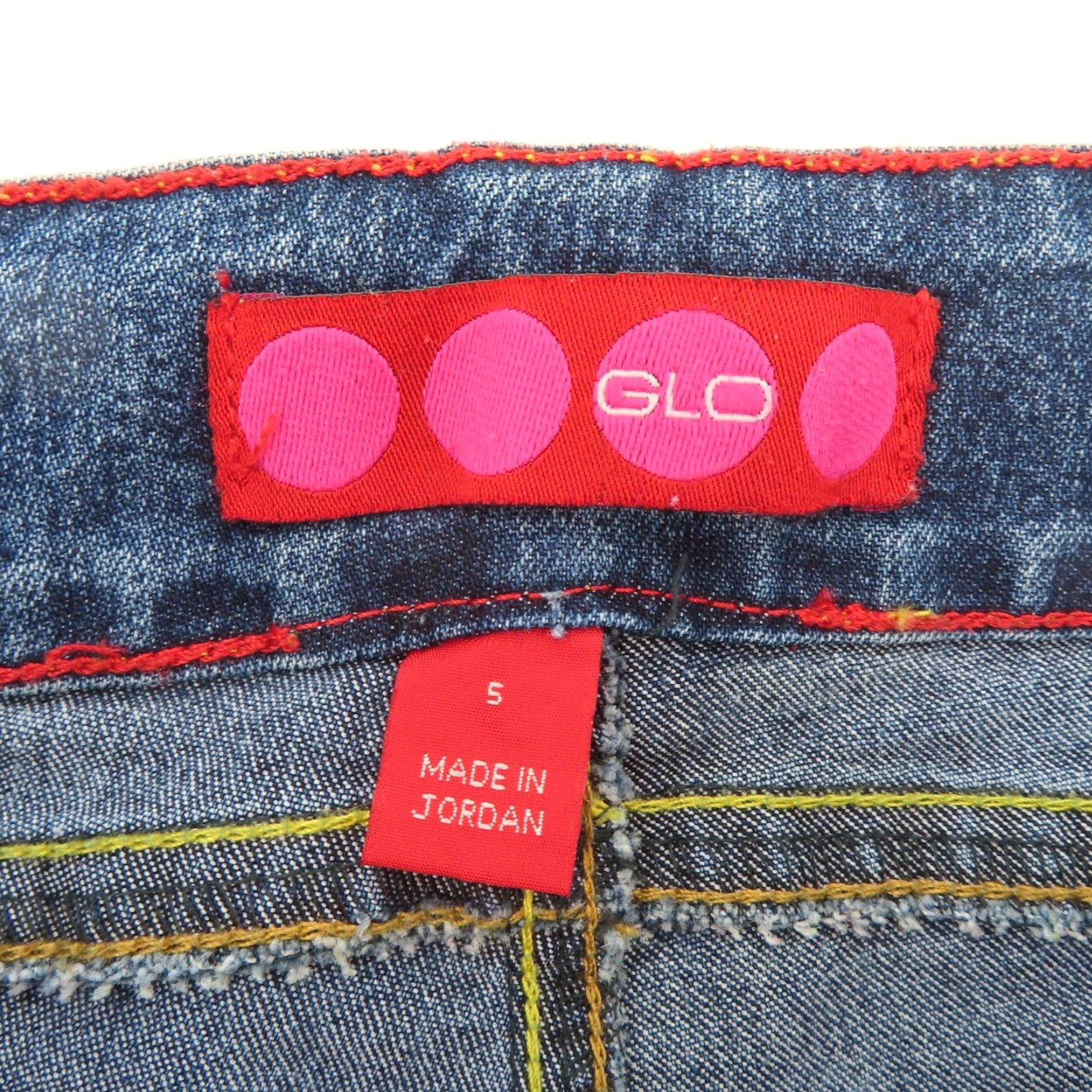 Vintage VINTAGE GLO Juniors Jeans Cropped Denim 5 Blue Crop Hem 2000s Womens Girls Jeans Cropped Cotton Blend Spring Summer Fall Winter Pattern: Solid Size 27" / US 4 / IT 40 - 7 Thumbnail